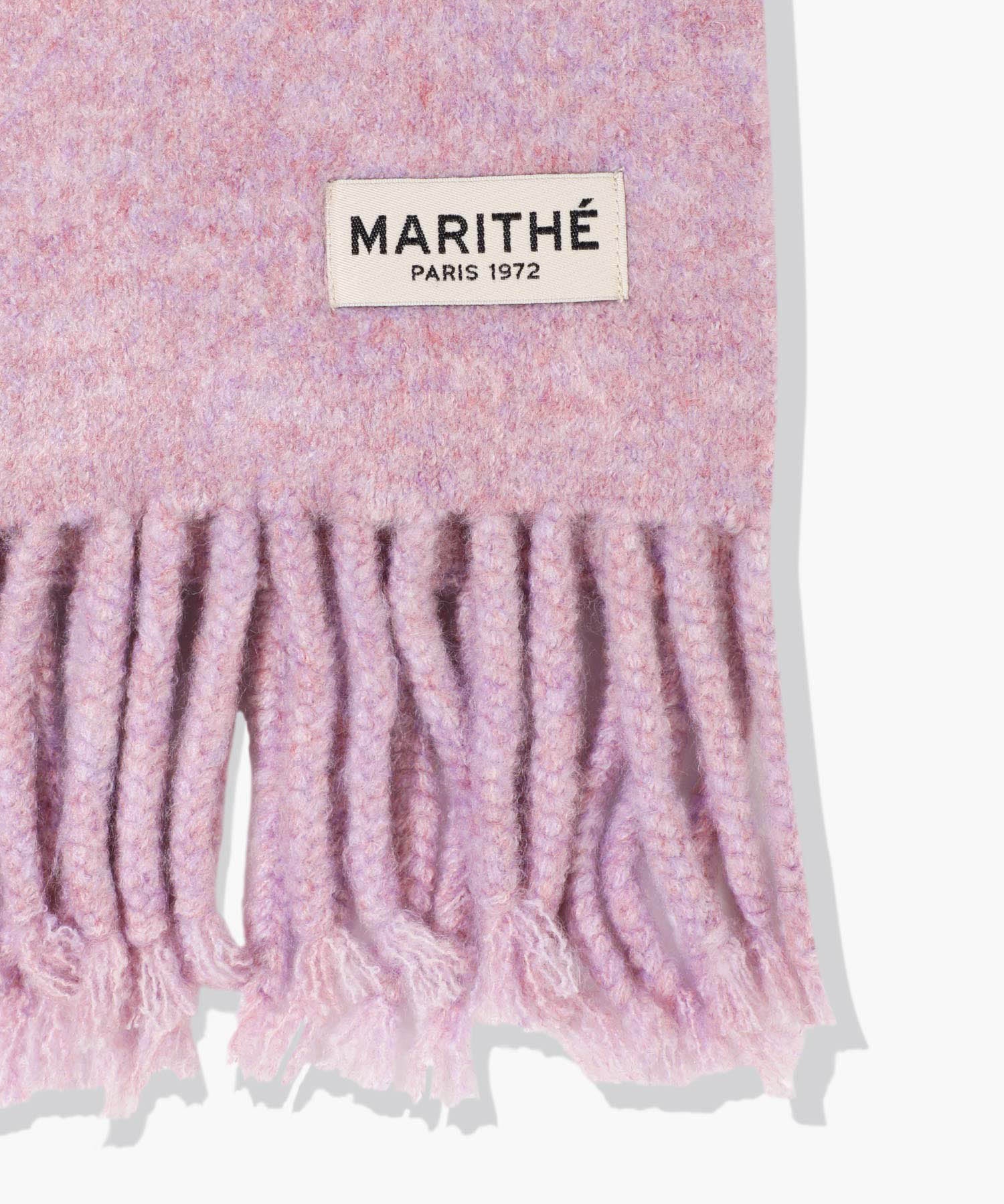 FUZZY SOLID KNIT MUFFLER