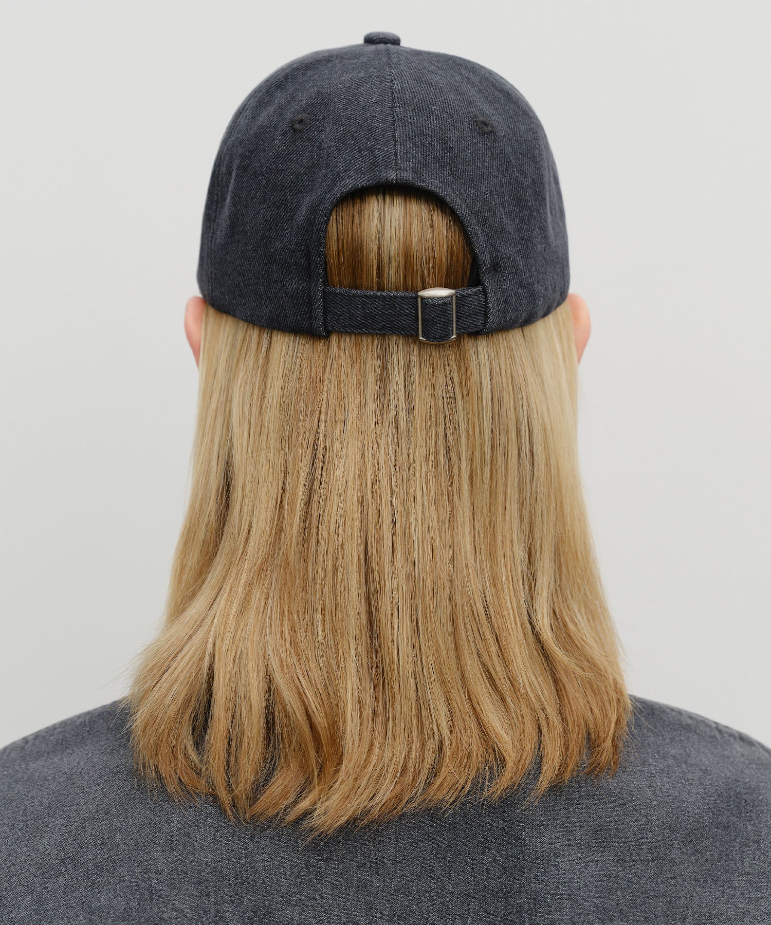 DENIM WASHING REGULAR LOGO BALL CAP
