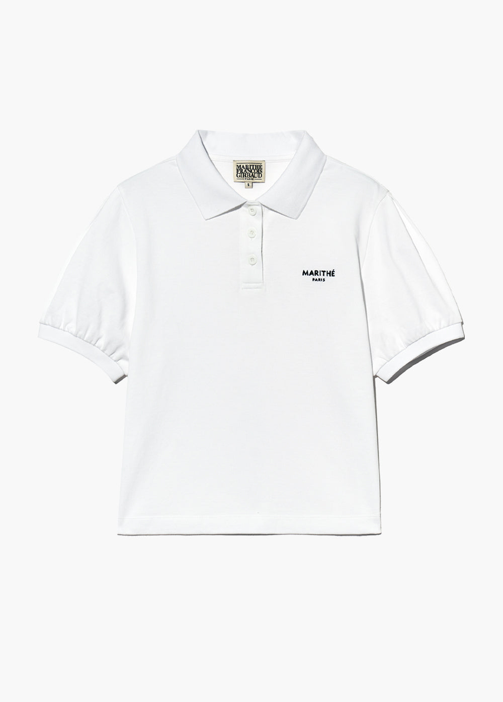 W PIQUE PUFF SLEEVE TEE