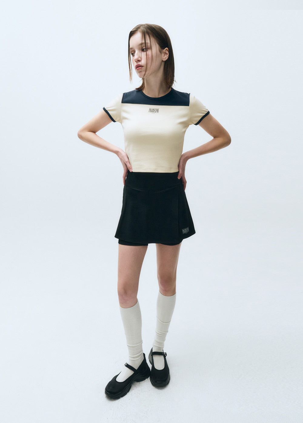 MOUVEMENT W CLASSIC LOGO WRAP SKIRTS SHORTS