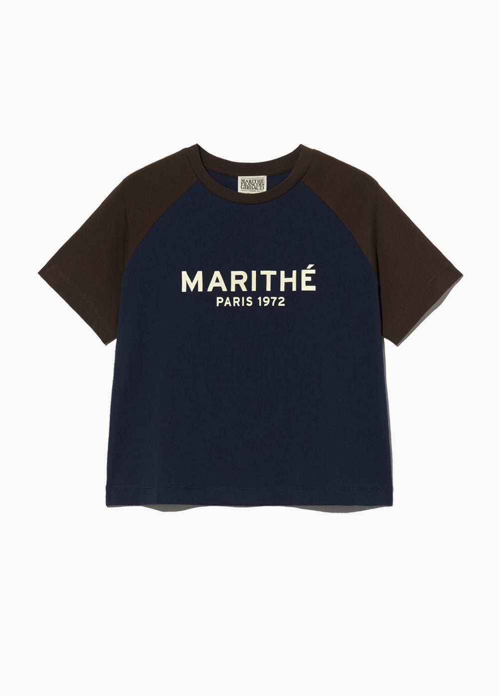 W REGULAR LOGO RAGLAN CROP TEE