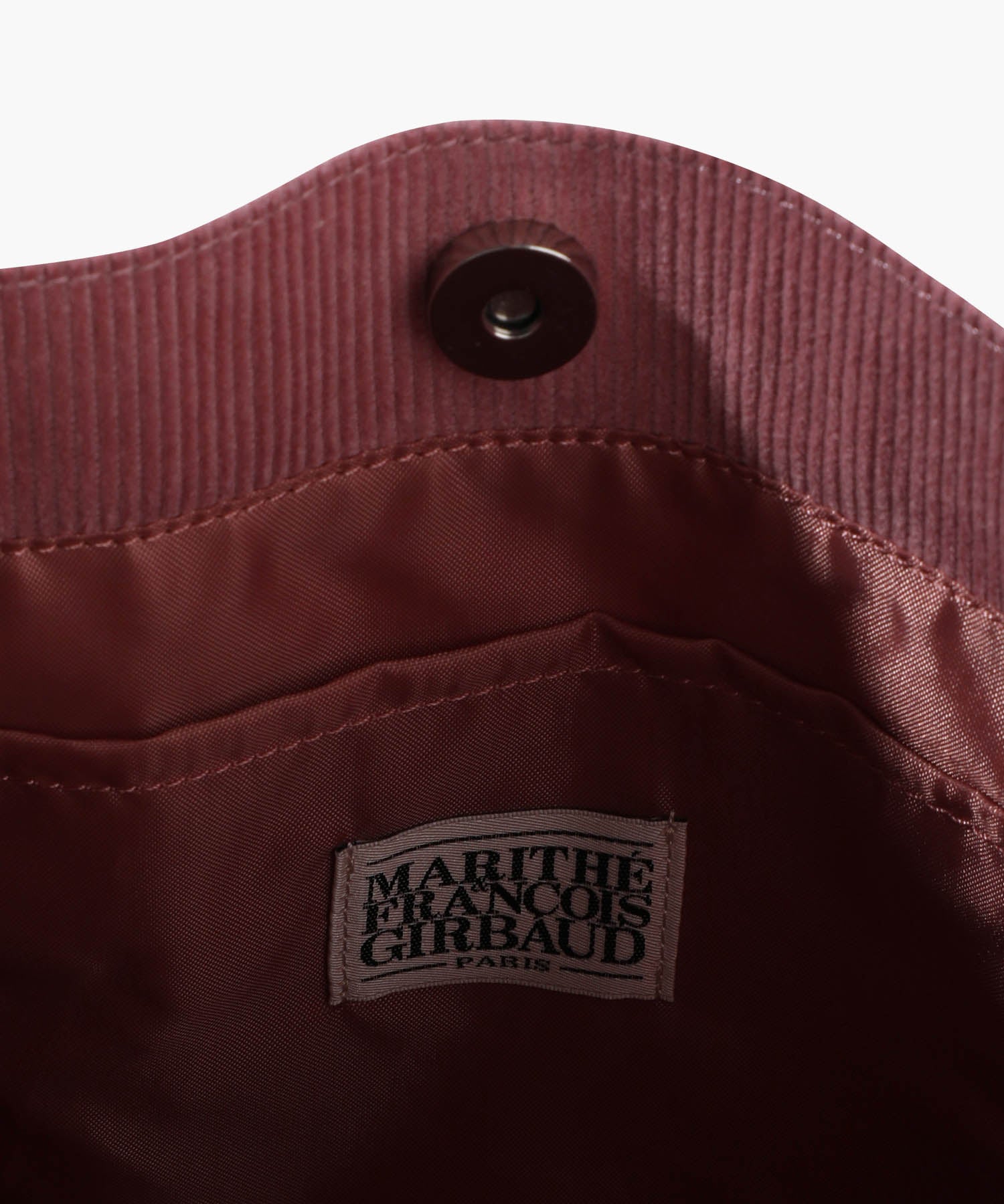 CLASSIC LOGO CORDUROY SHOULDER BAG