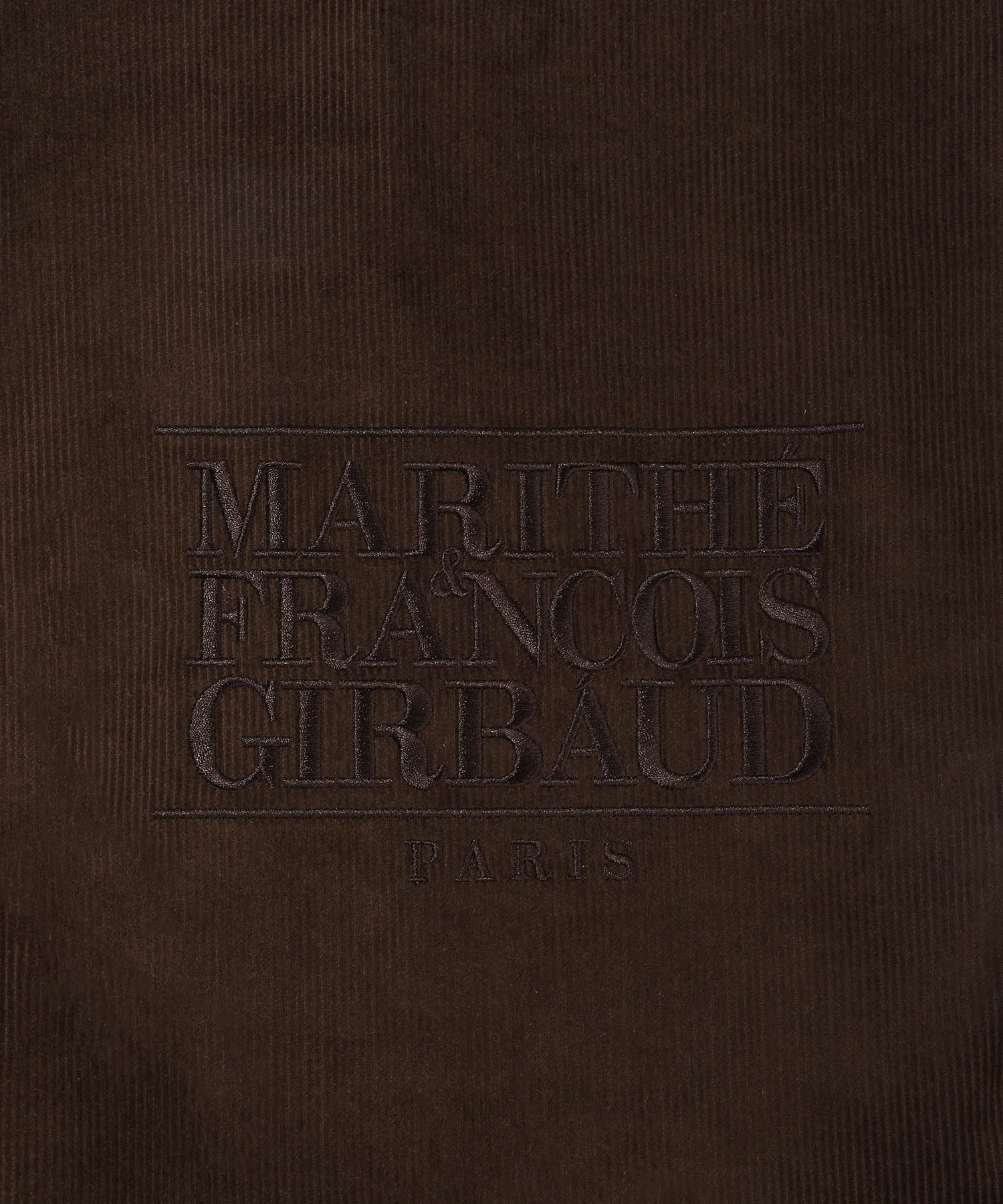 CLASSIC LOGO CORDUROY SHOULDER BAG