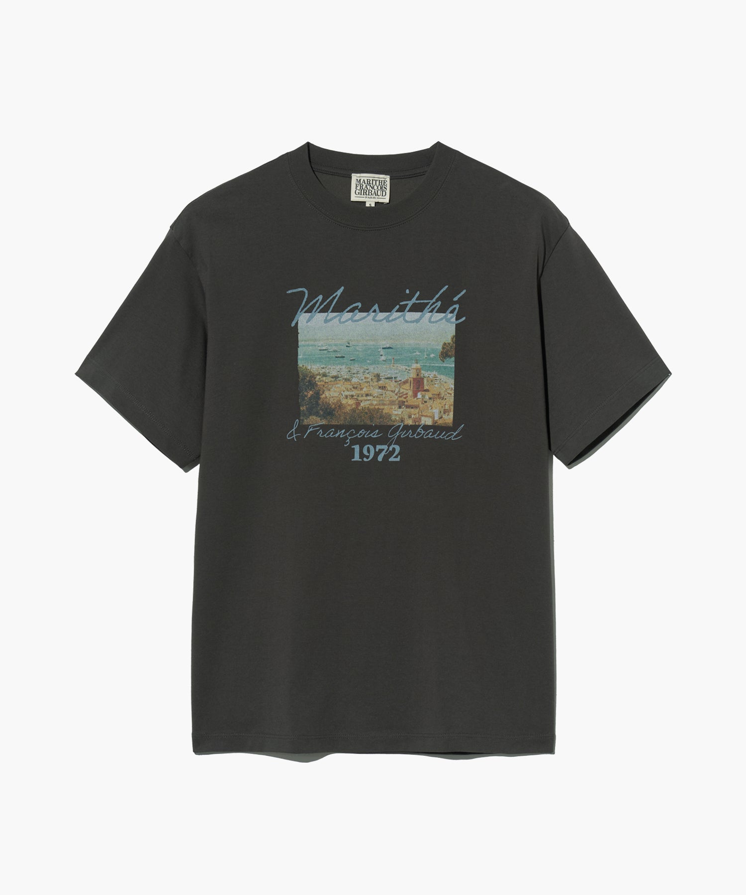 SUMMER BEACH COLLAGE GRAPHIC HALF TEE