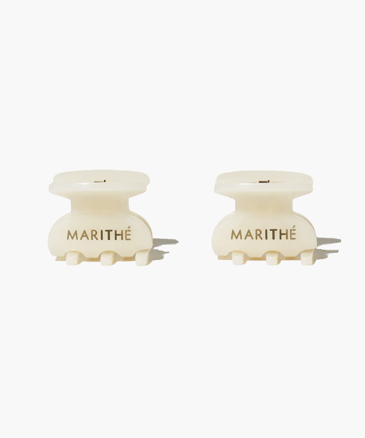 【MARITHE】 REGULAR LOGO MINI HAIR CLIP 2PACK− BLACK 大人気！まとめ一覧 MINI LOGO REGULAR HAIR MARITHÉ+FRANҪOIS