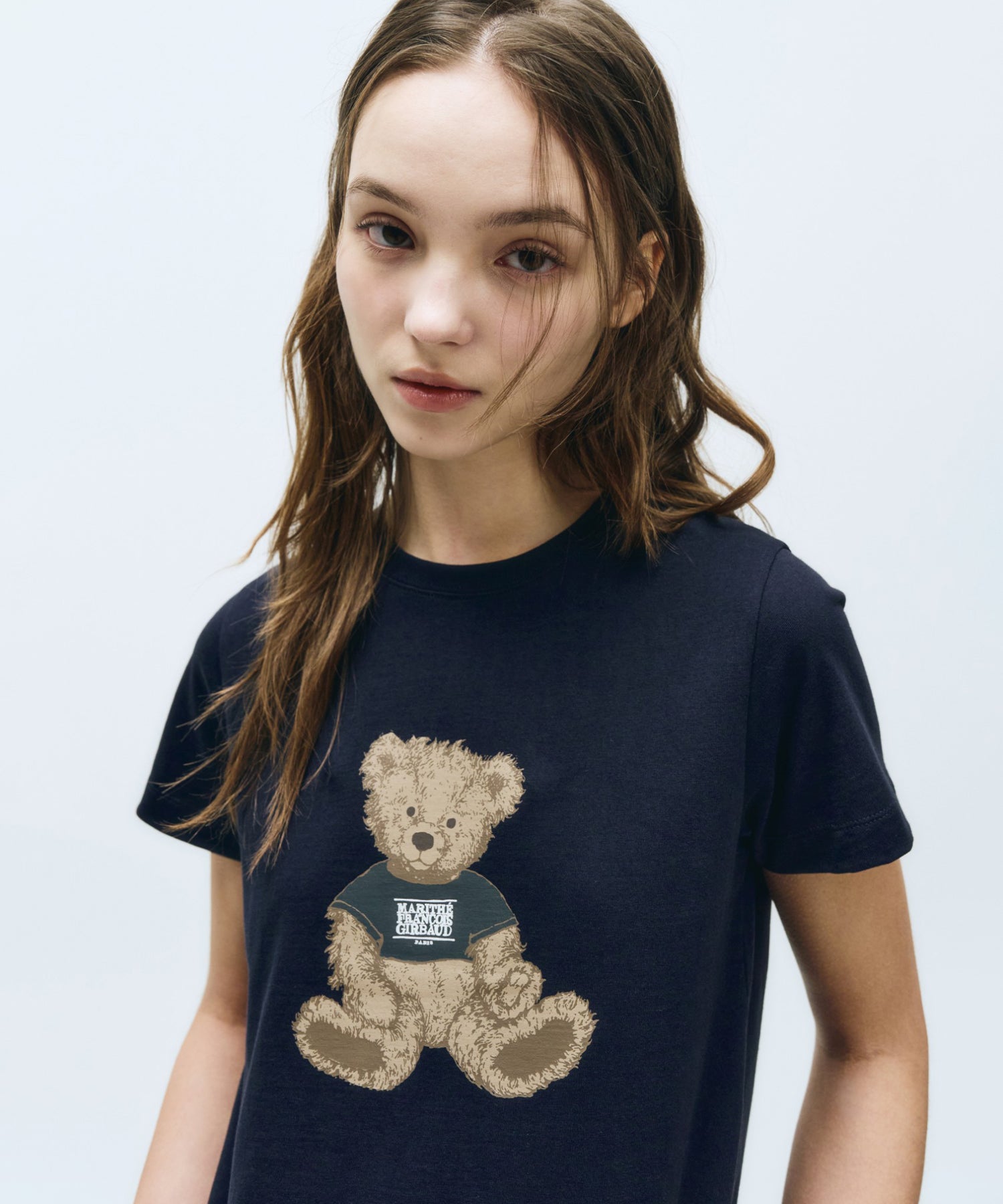 W DOODLE BEAR TEE