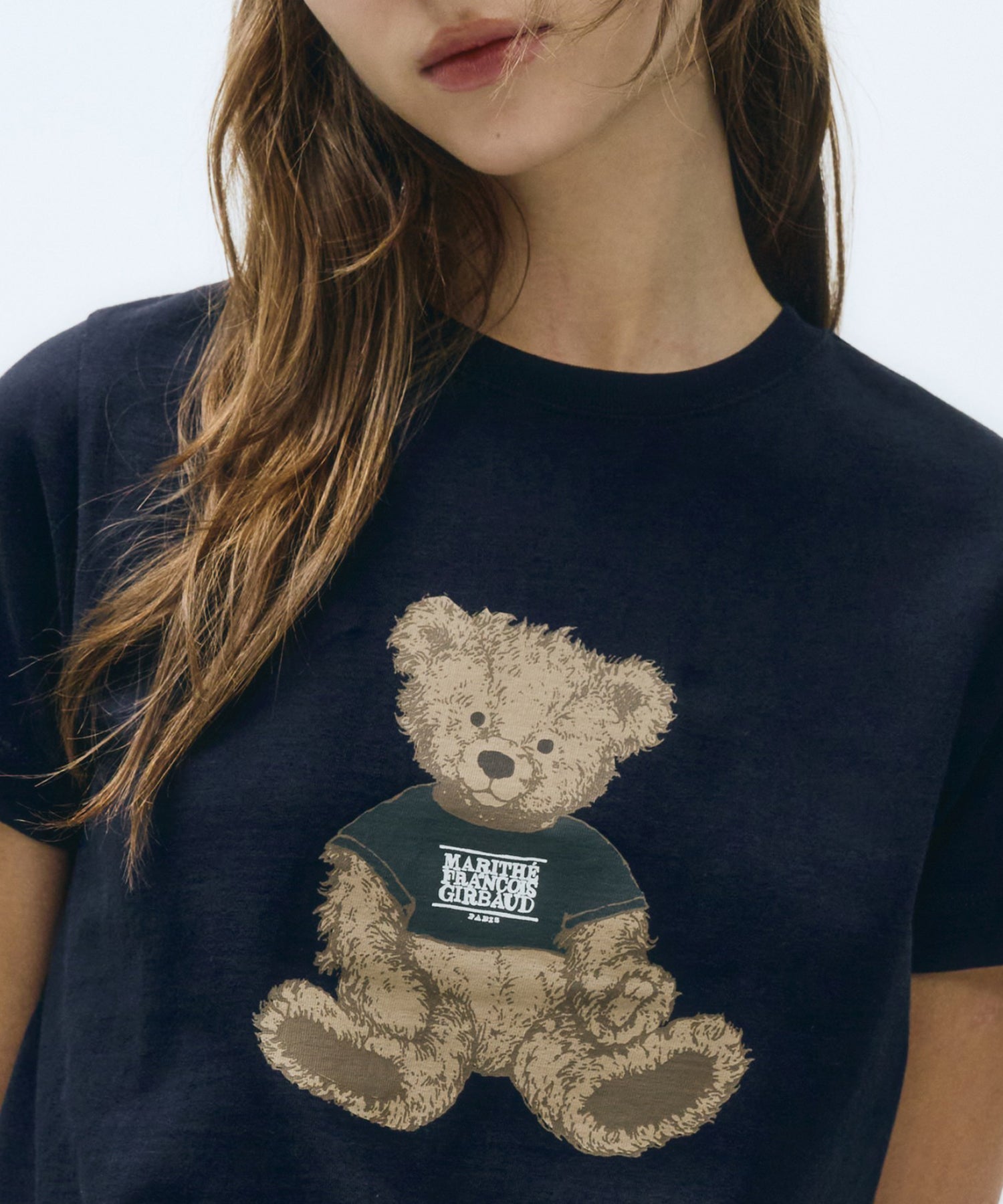 W DOODLE BEAR TEE