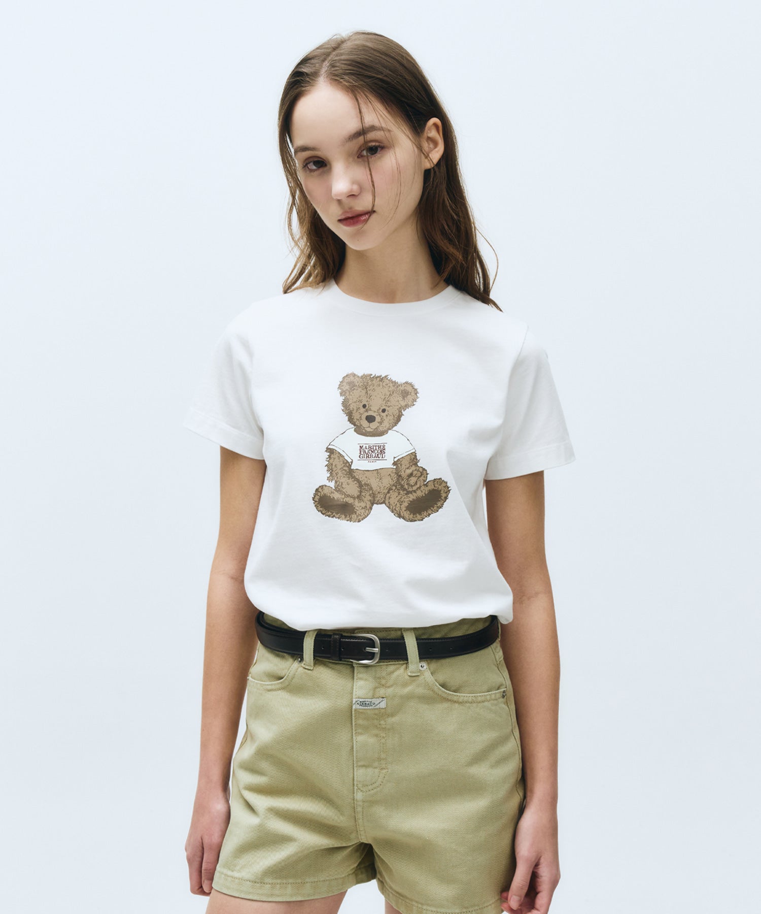 W DOODLE BEAR TEE