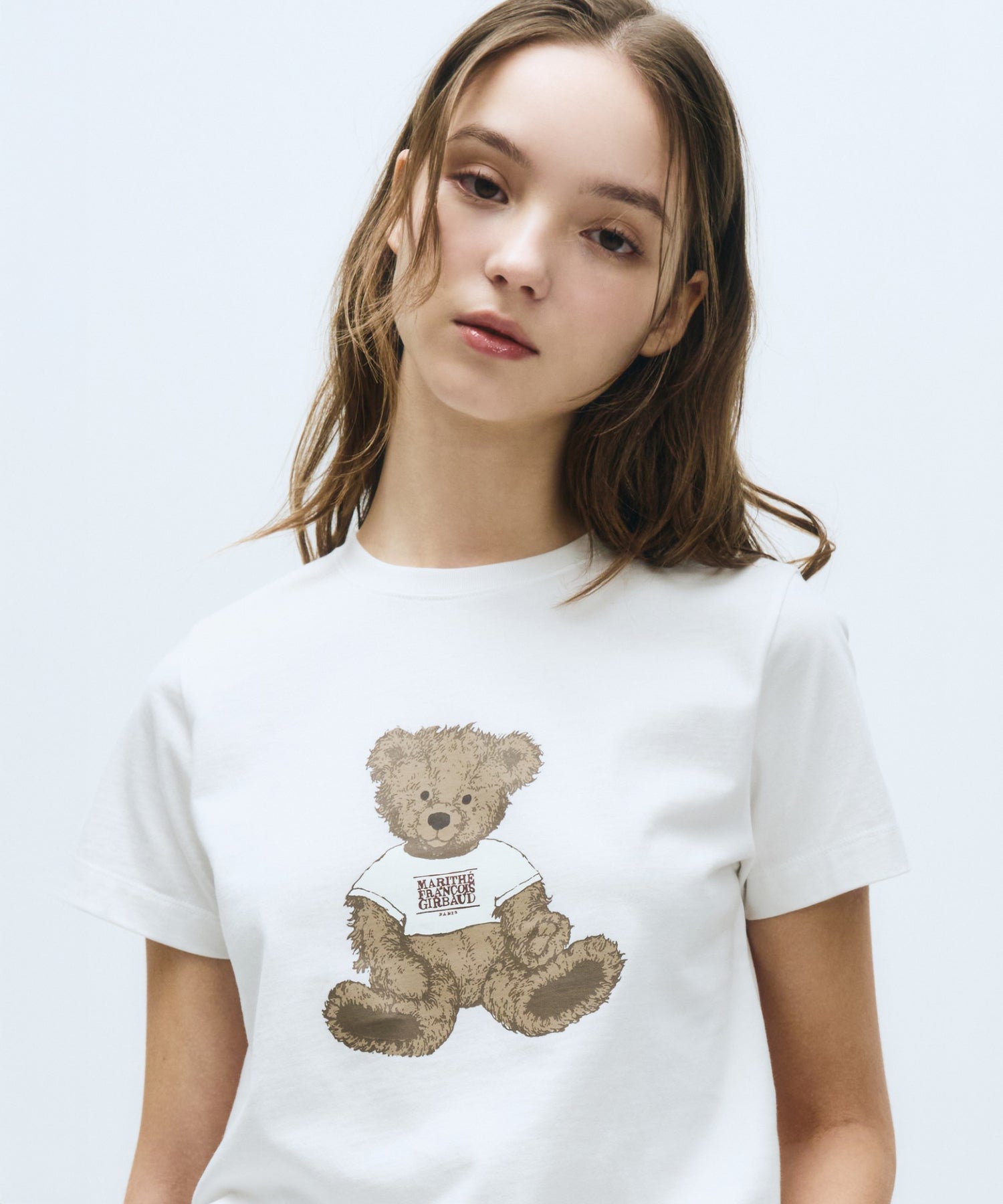 W DOODLE BEAR TEE