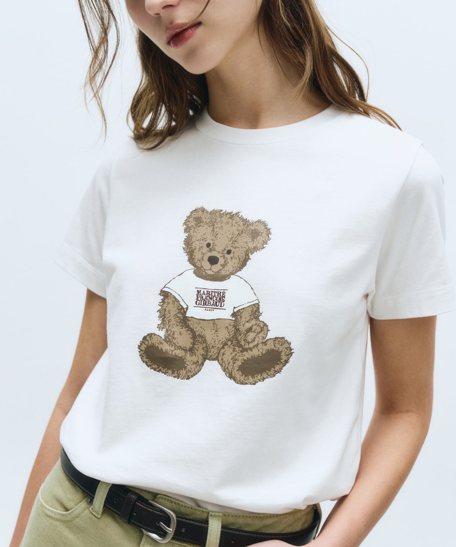 W DOODLE BEAR TEE