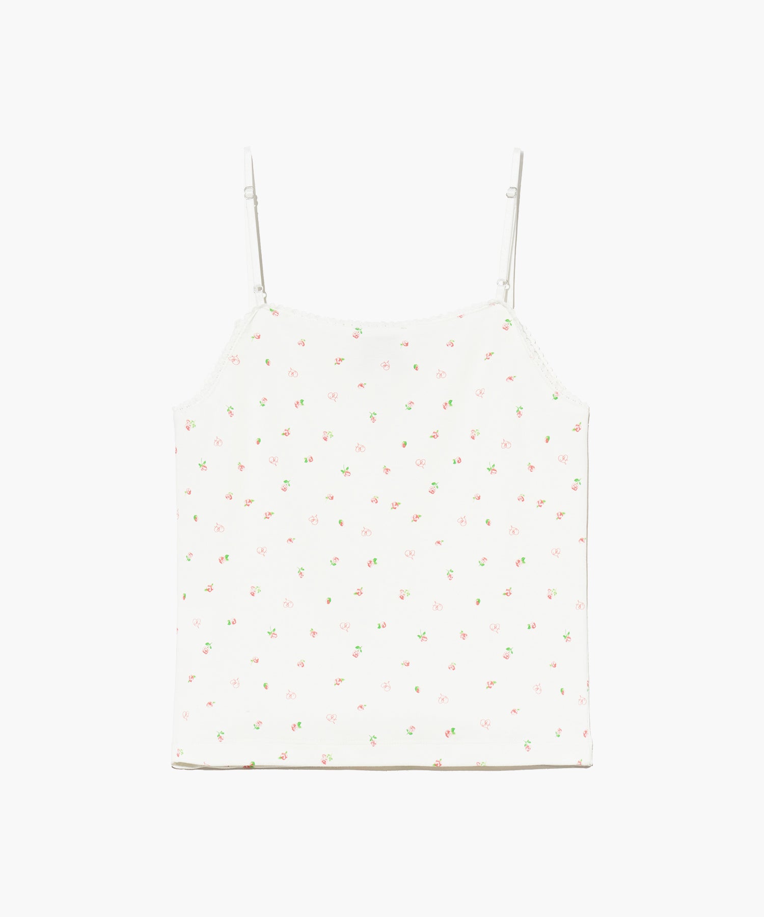 W FLOWER CROP SLEEVELESS TEE