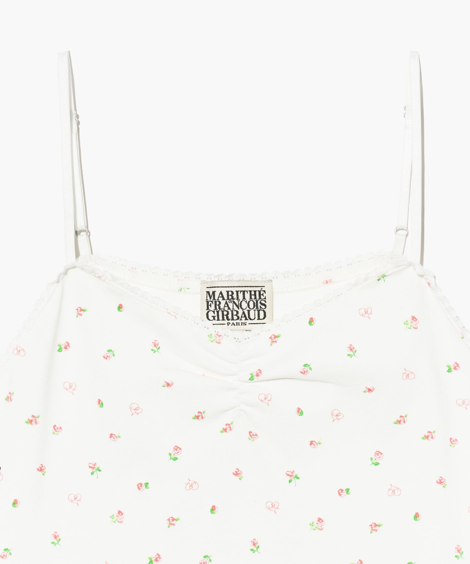 W FLOWER CROP SLEEVELESS TEE