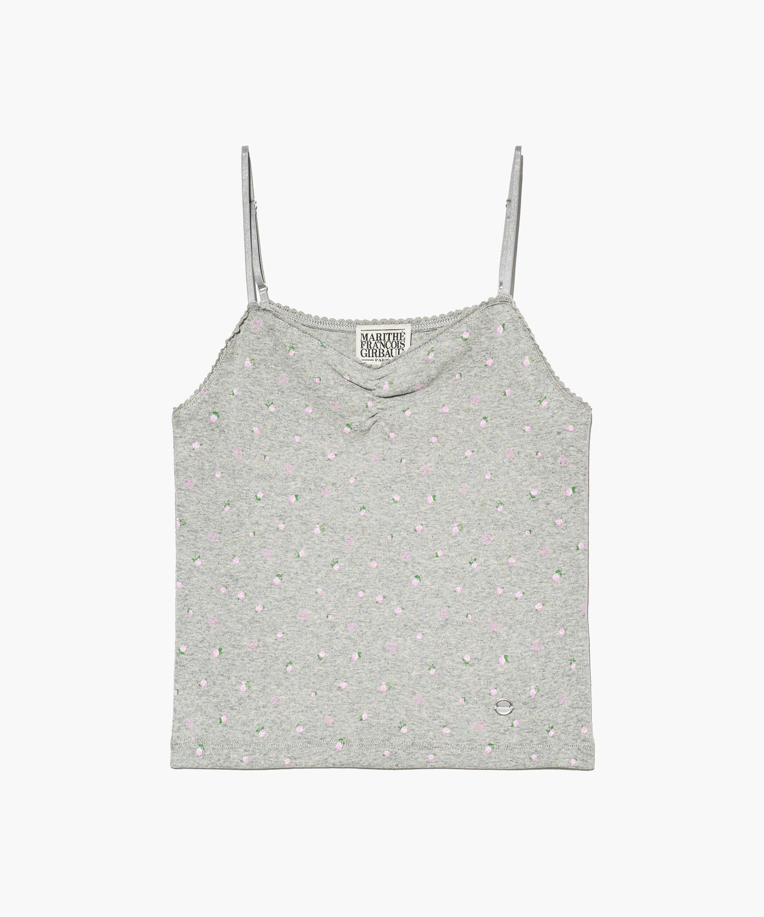W FLOWER CROP SLEEVELESS TEE