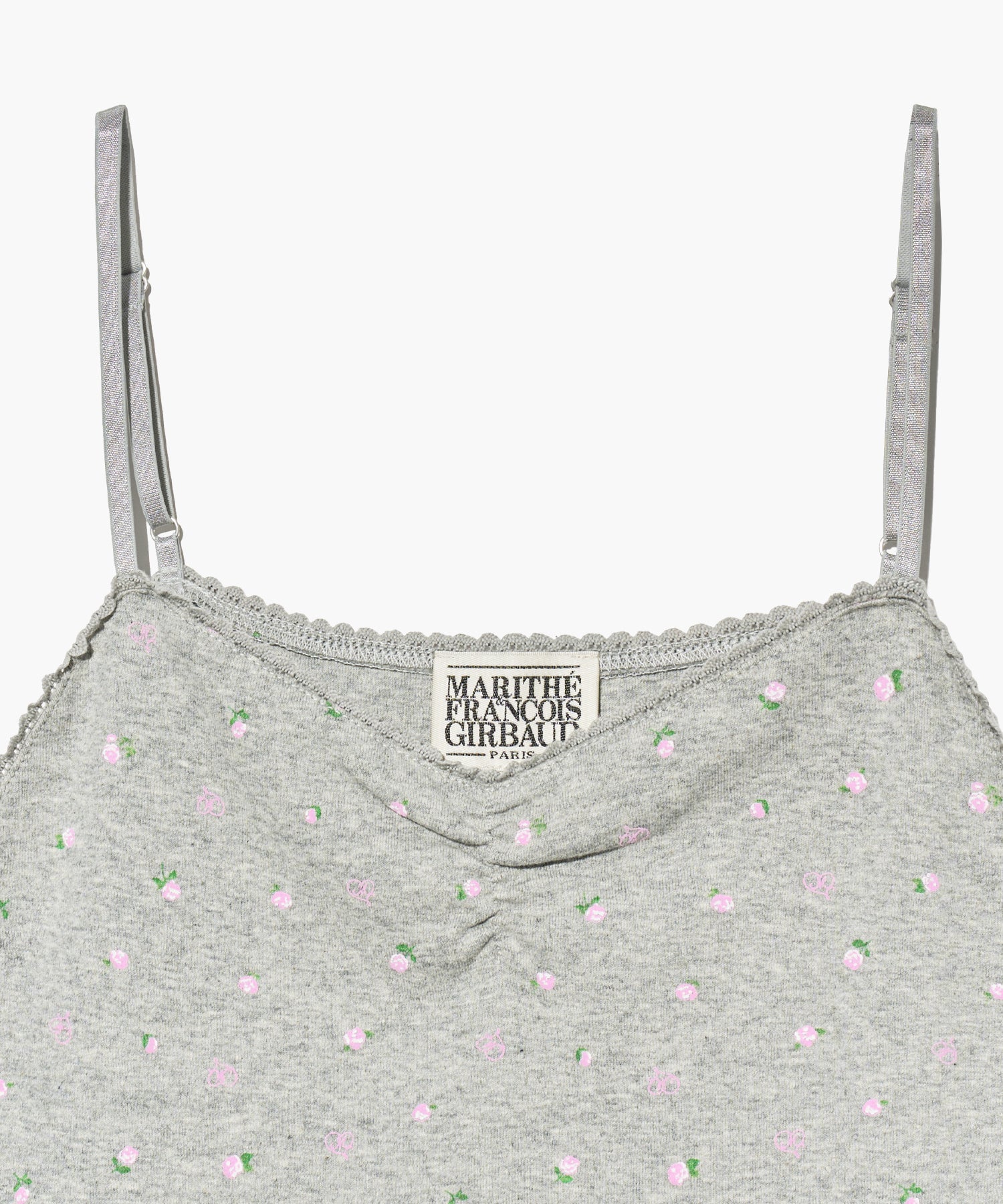 W FLOWER CROP SLEEVELESS TEE
