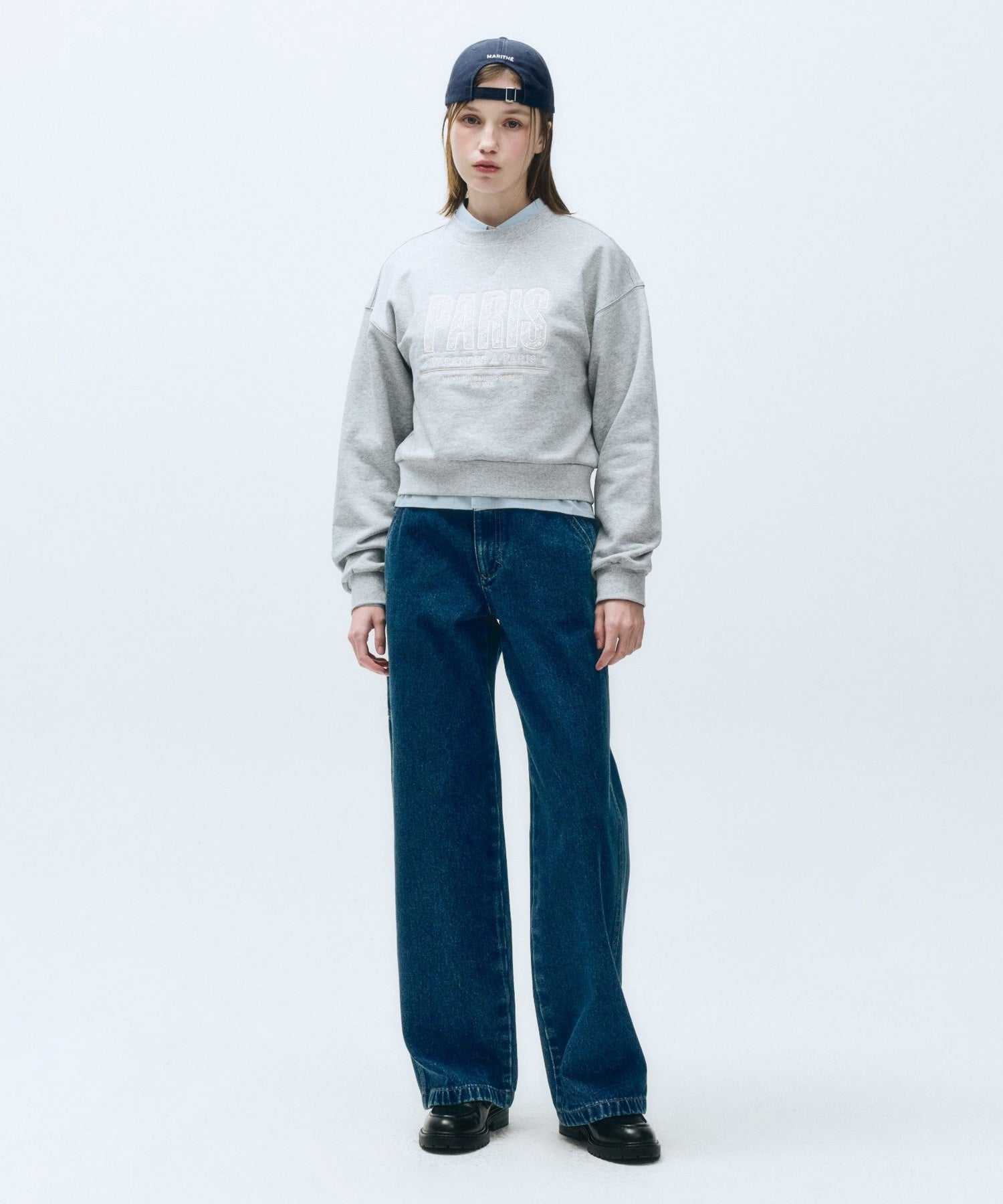 W CARPENTER DENIM PANTS