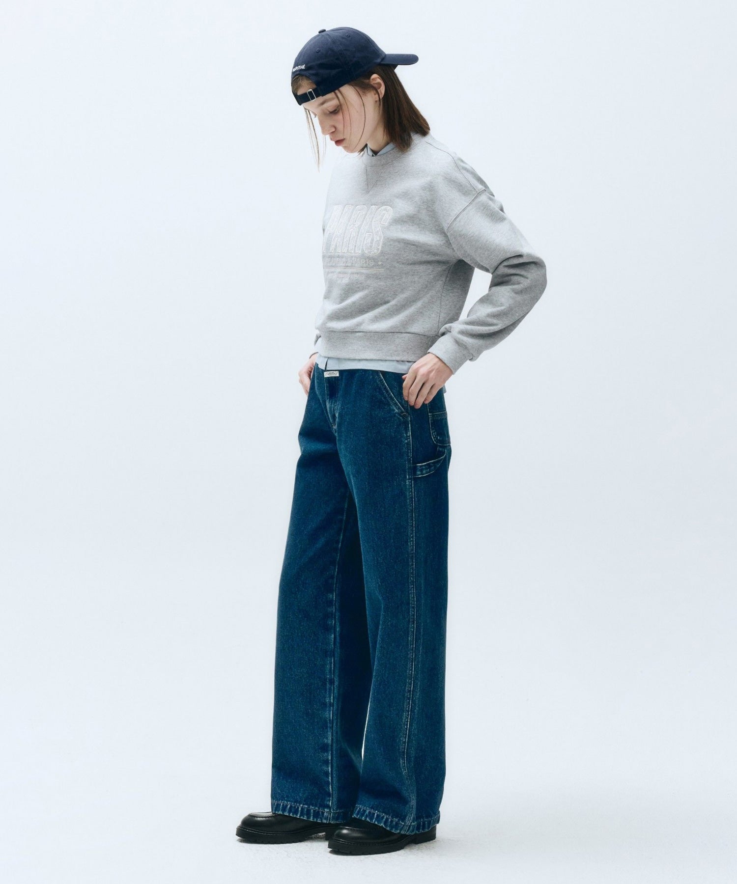 W CARPENTER DENIM PANTS