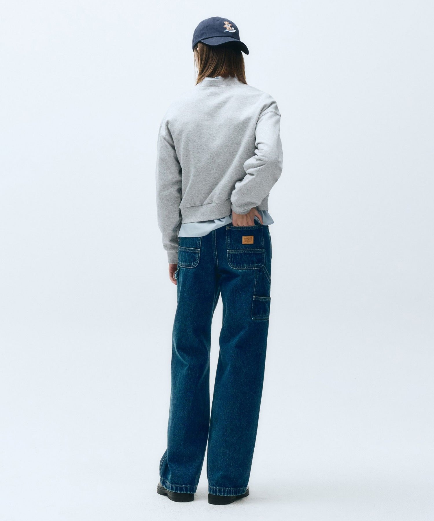 W CARPENTER DENIM PANTS