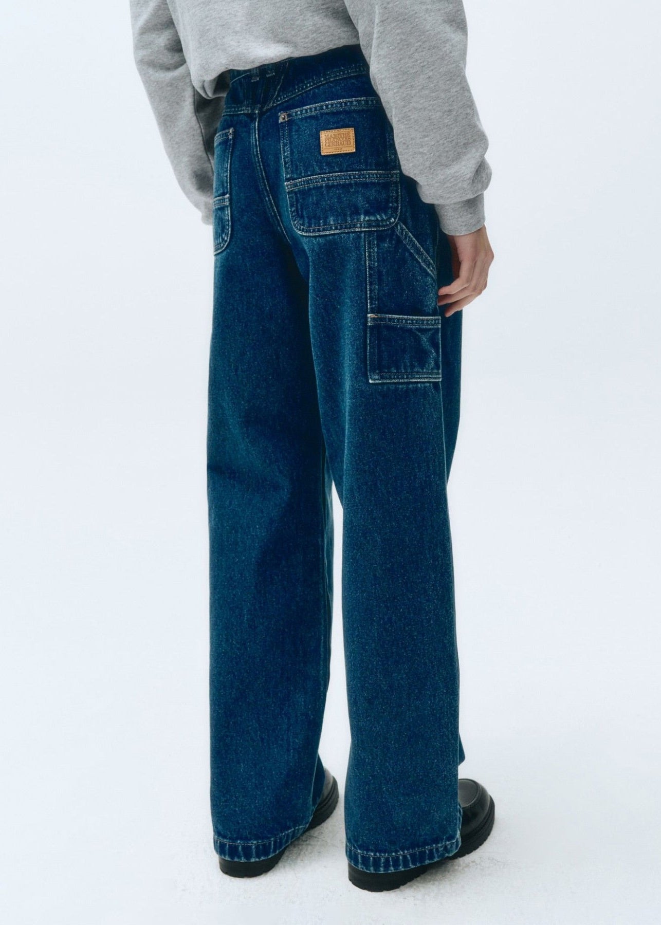 W CARPENTER DENIM PANTS
