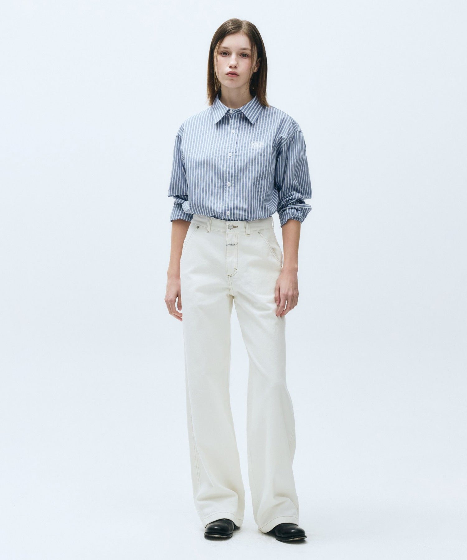 W CARPENTER DENIM PANTS