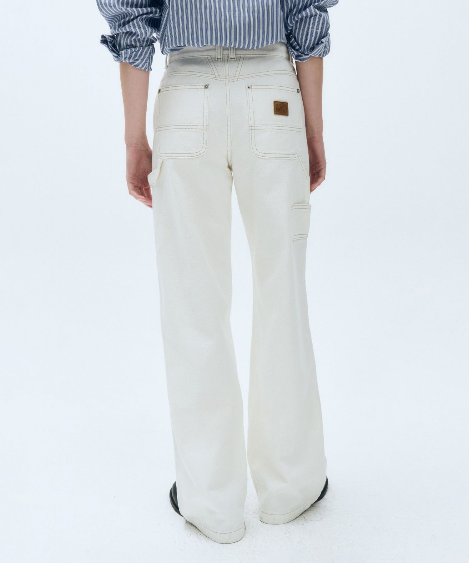 W CARPENTER DENIM PANTS