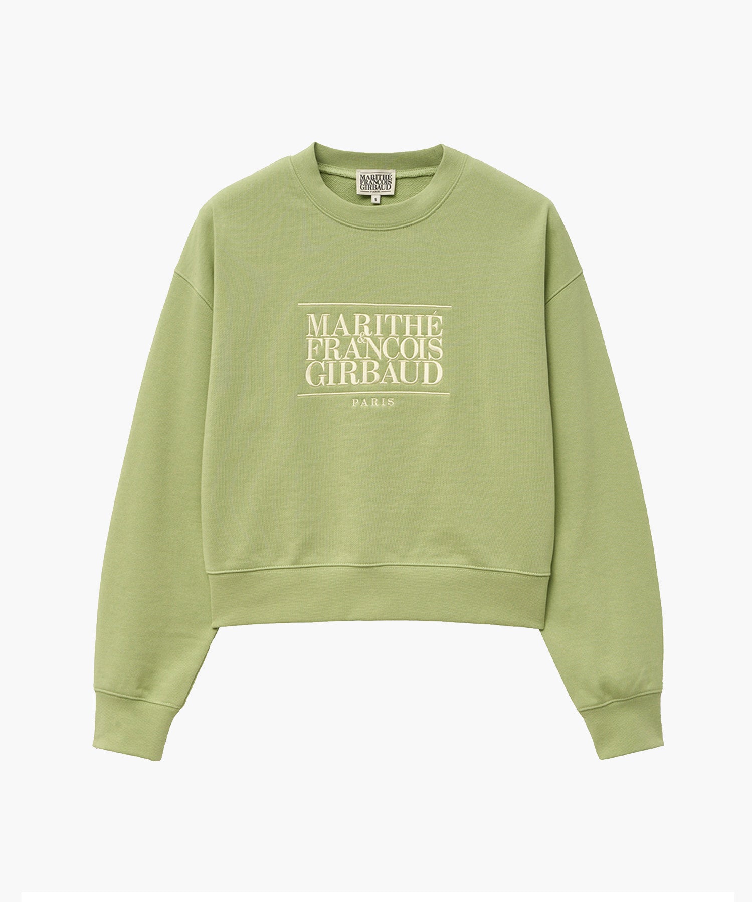 W CLASSIC LOGO CROP SWEATSHIRT