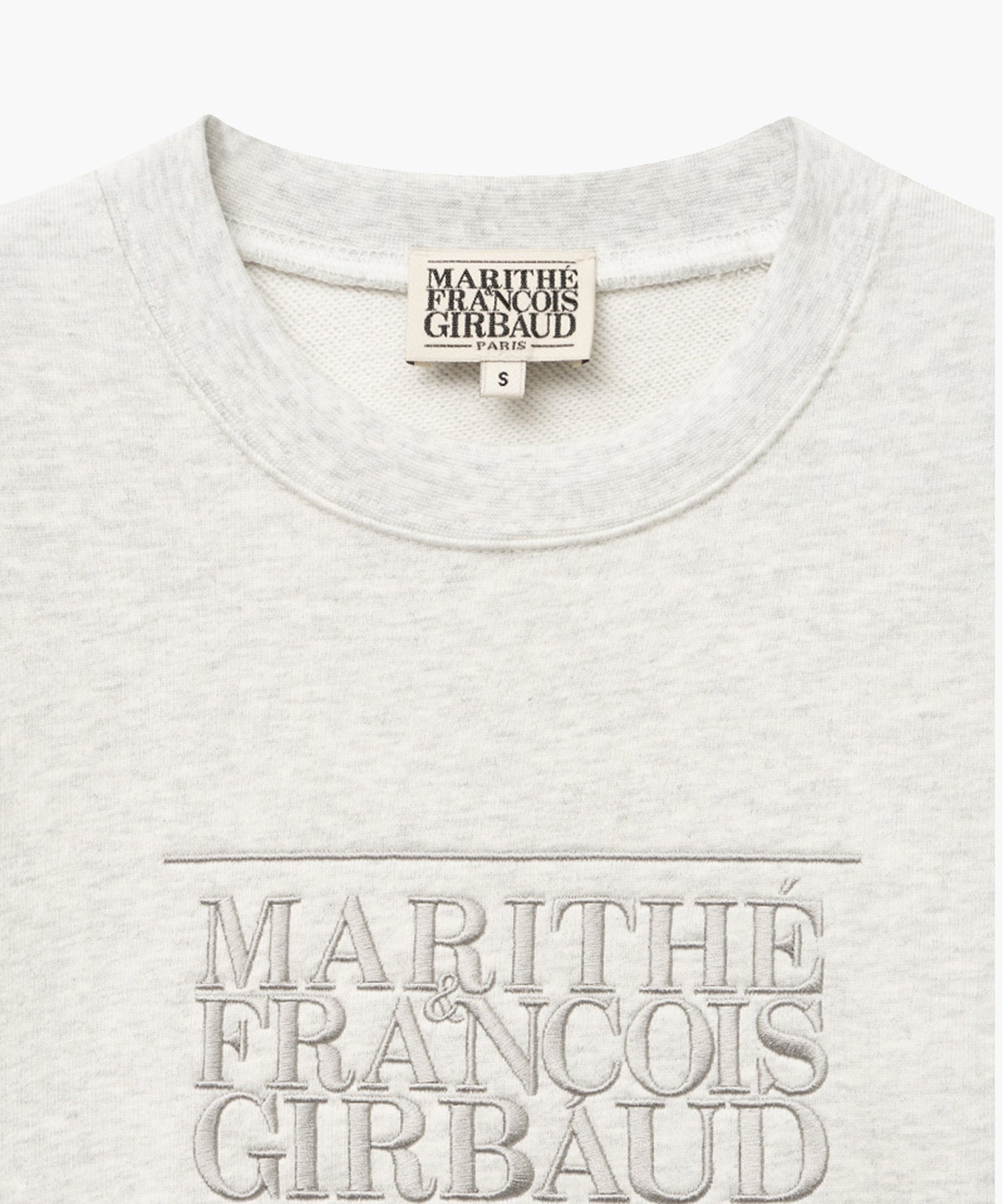W CLASSIC LOGO CROP SWEATSHIRT