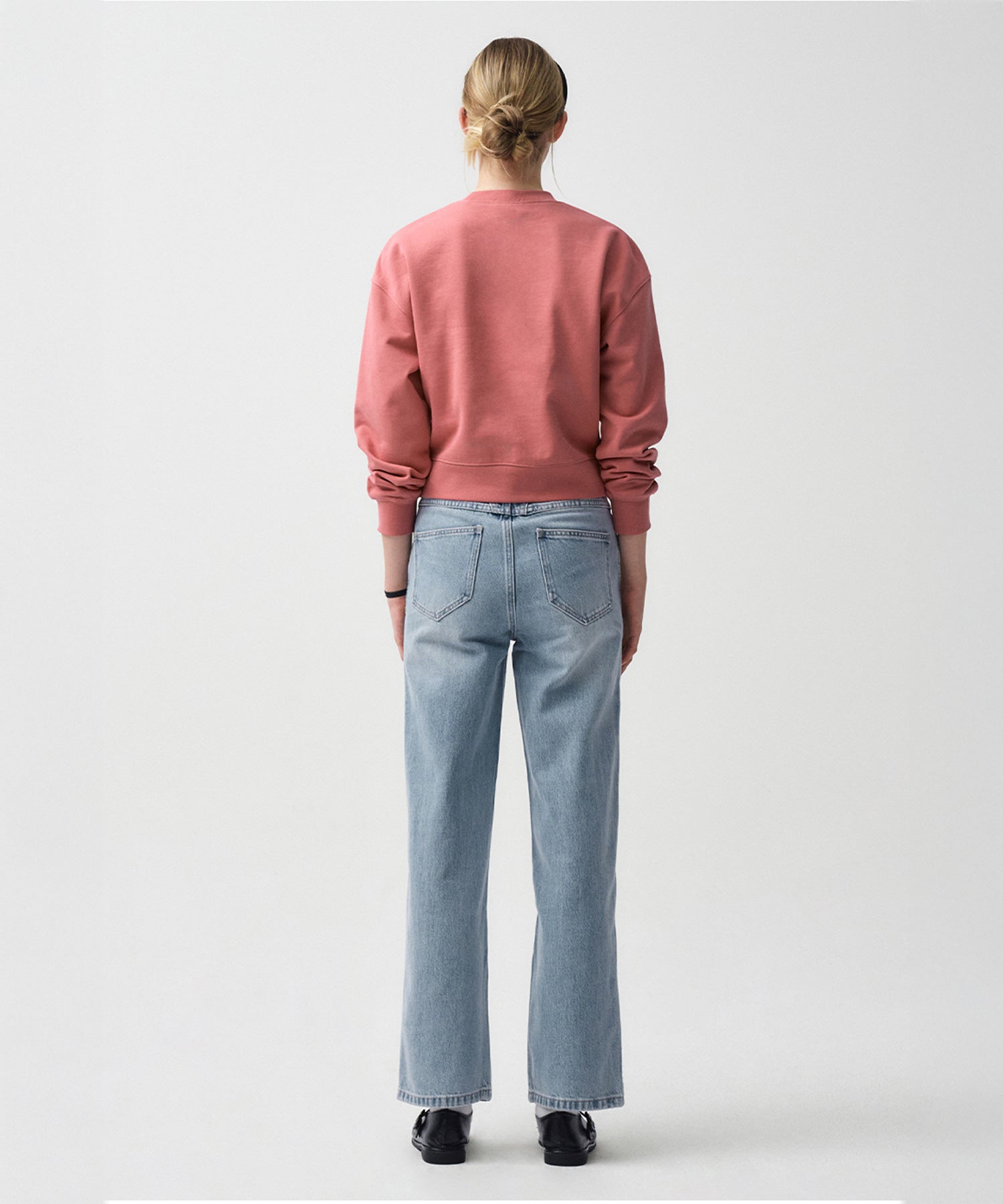 マリテフランソワジルボー W CLASSIC LOGO CROP KNIT W SMALL CLASSIC LOGO CROP KNIT PULLOVER