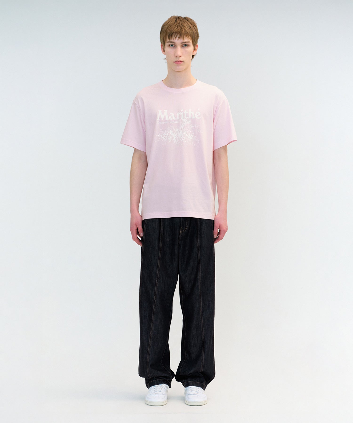 マリテフランソワジルボーフラワープリント ツーピース FLOWER TEE