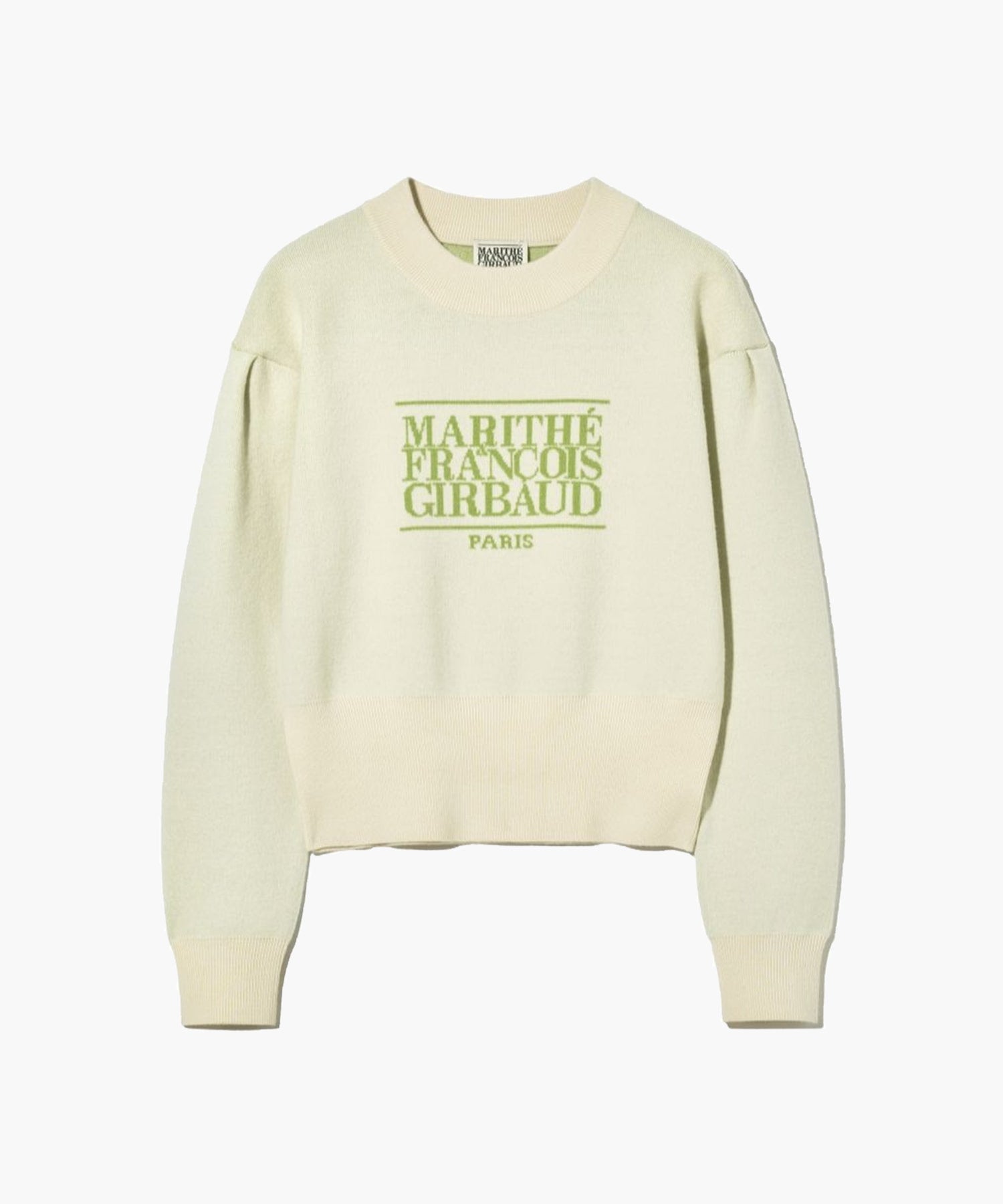 W CLASSIC LOGO CROP KNIT