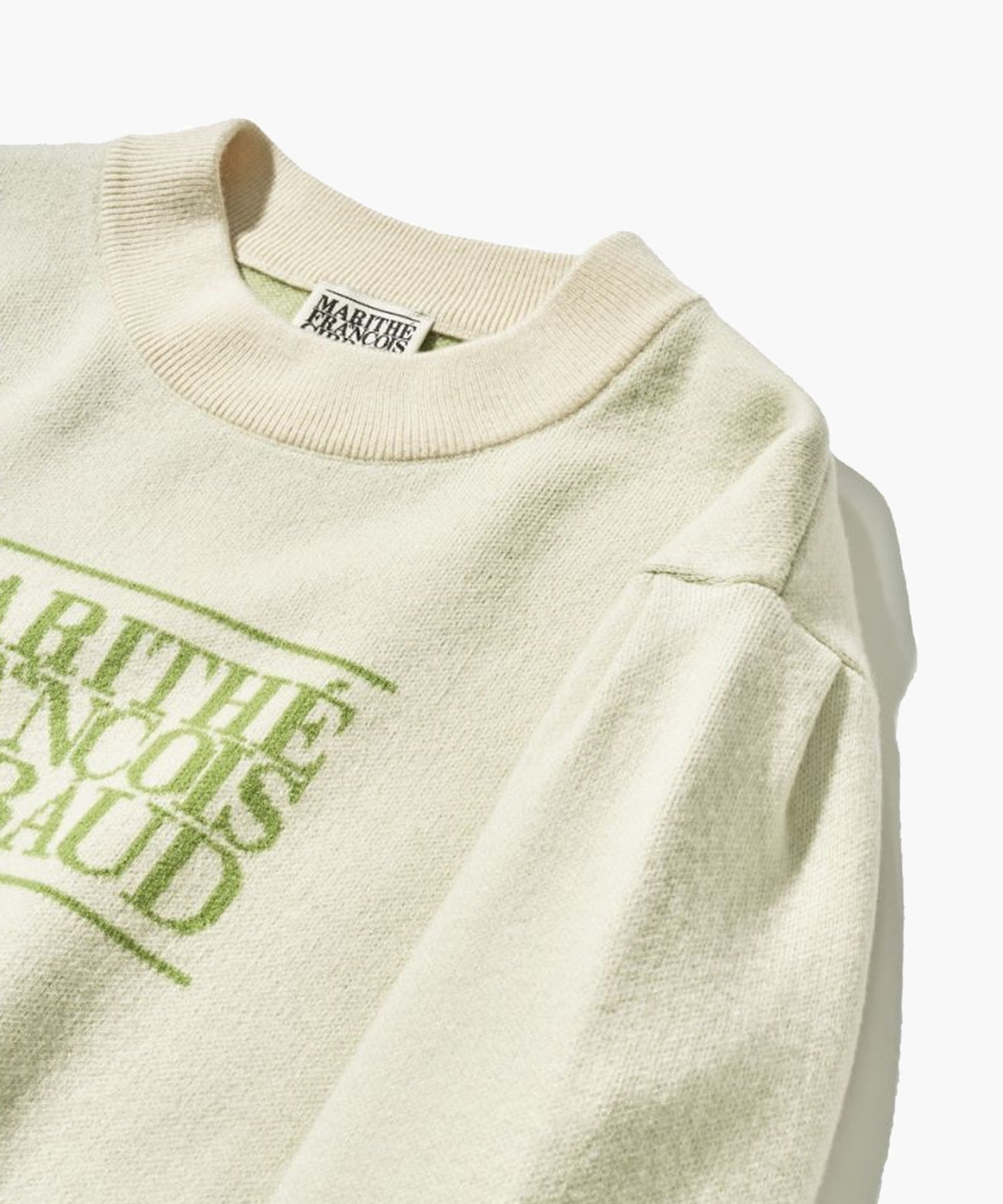 W CLASSIC LOGO CROP KNIT