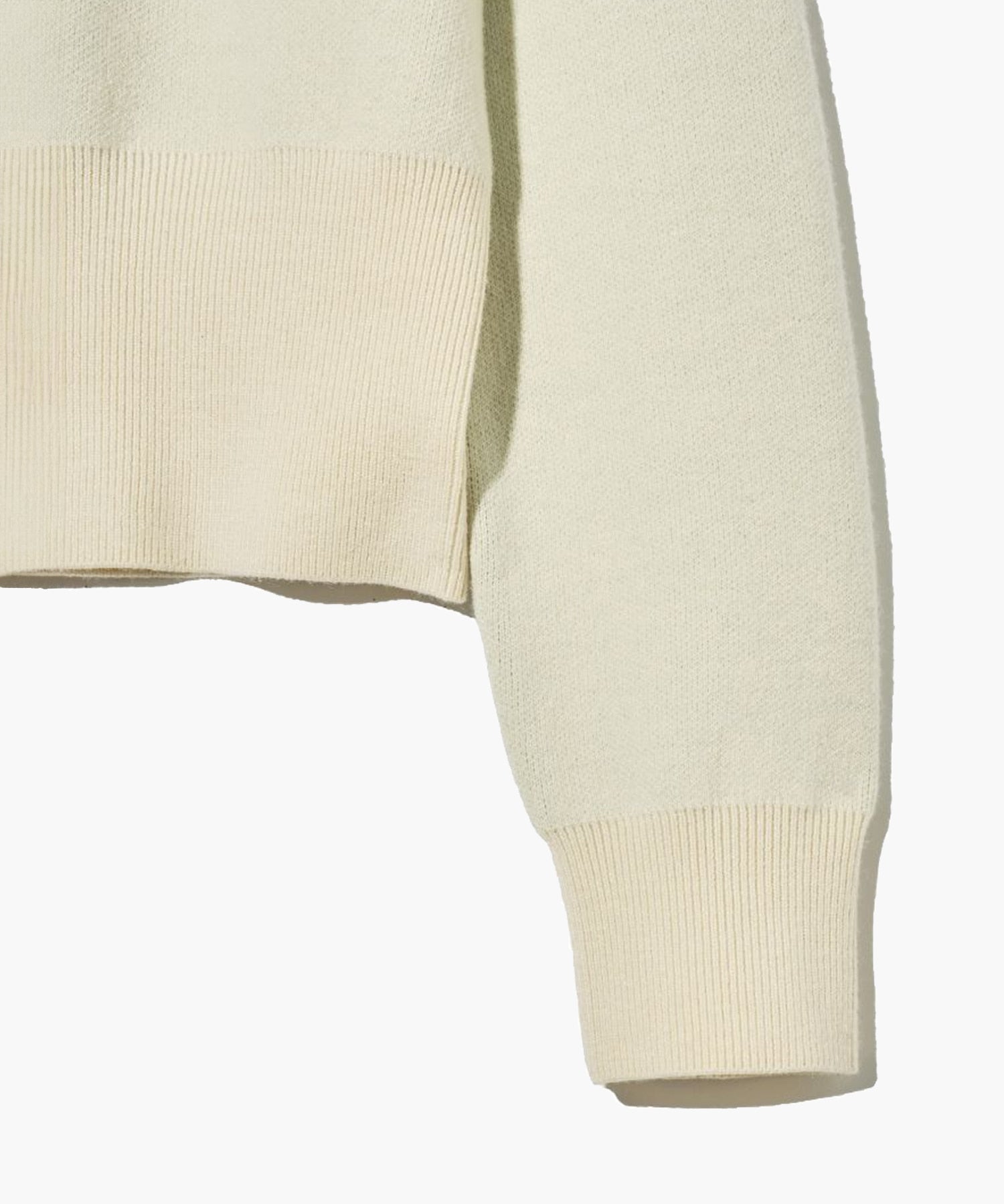W CLASSIC LOGO CROP KNIT