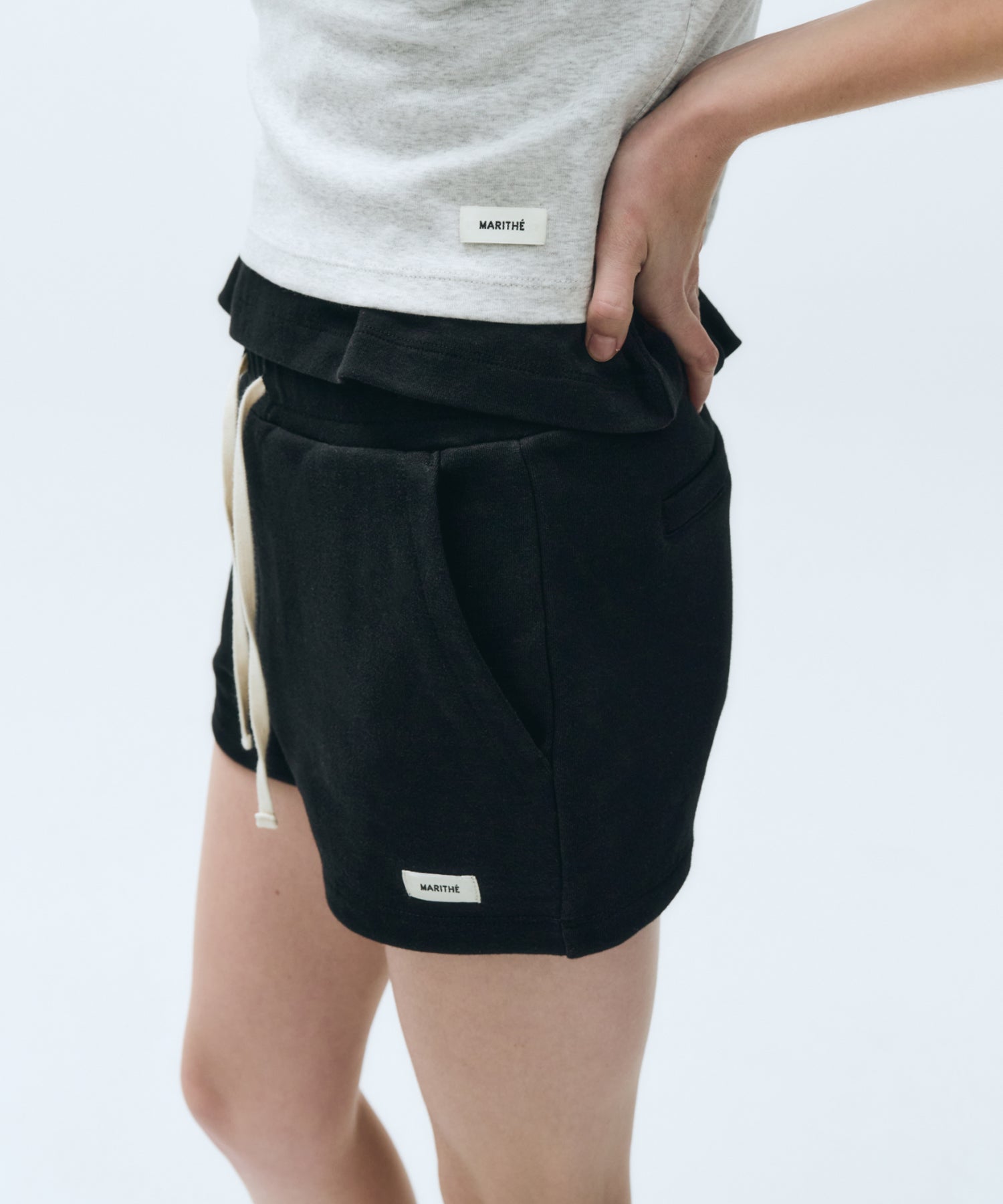 W BASIC SWEAT SHORTS