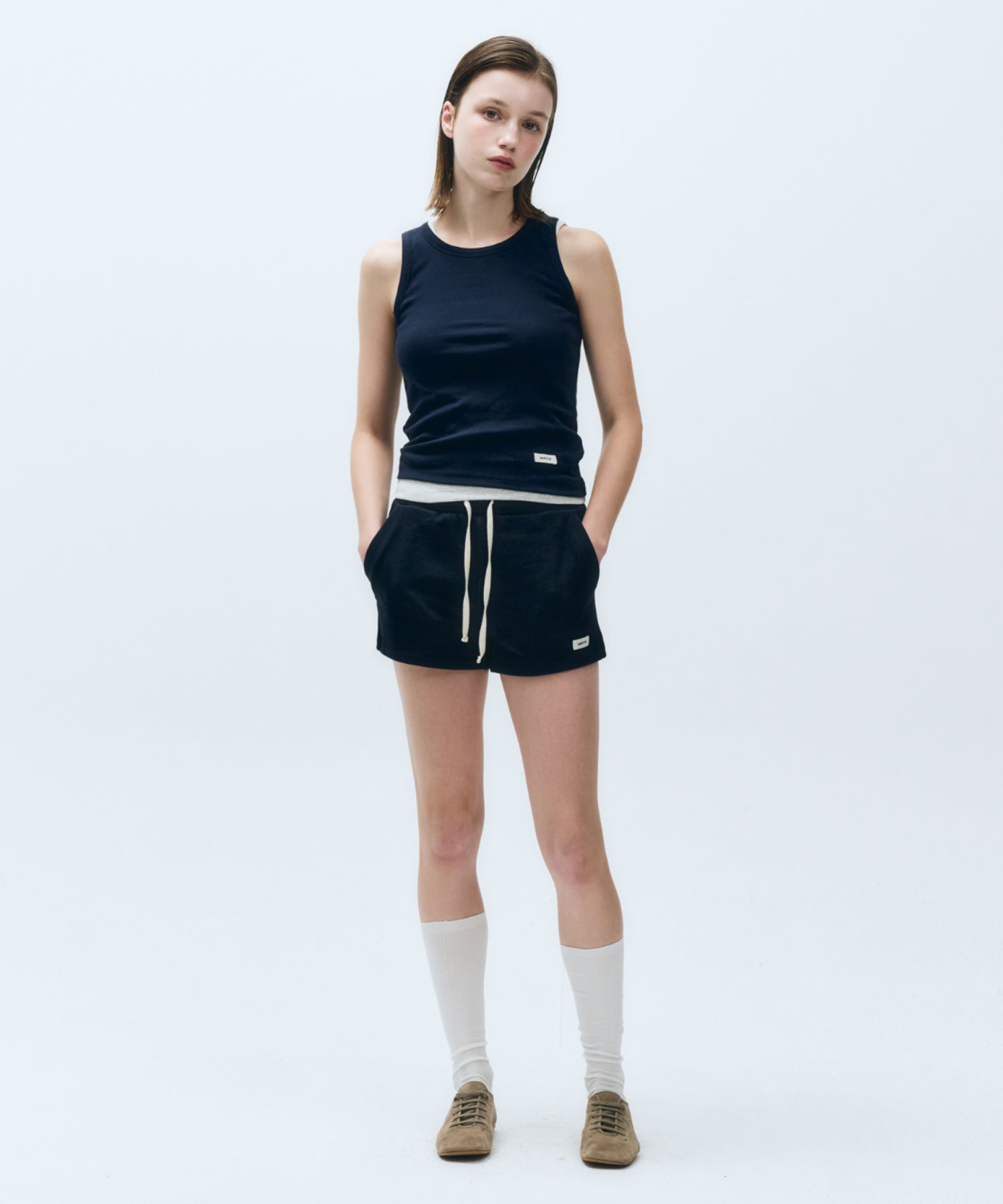 W BASIC SWEAT SHORTS