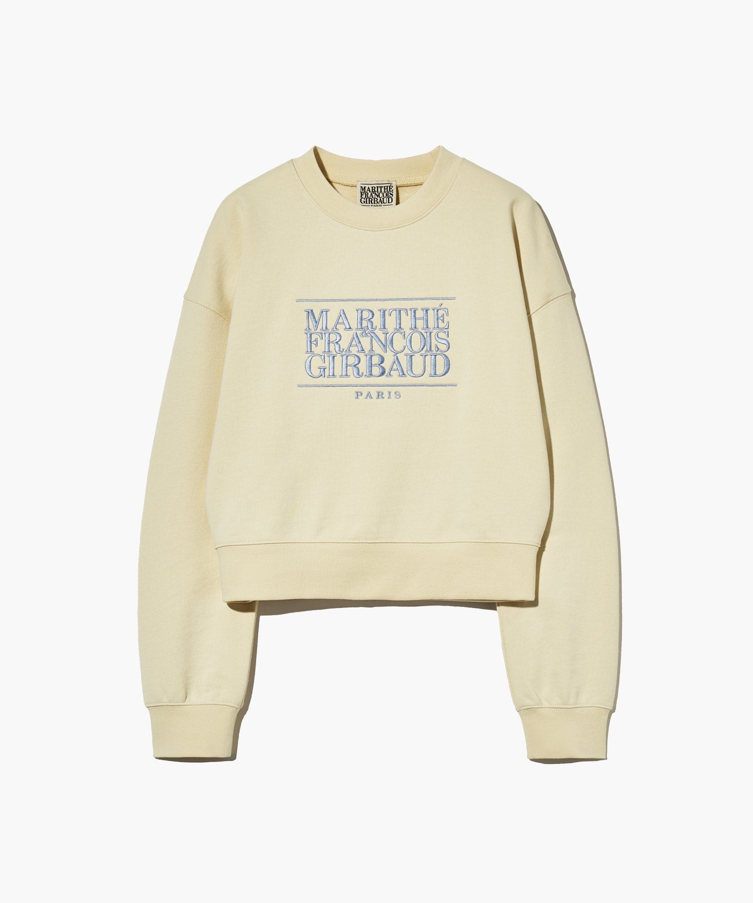 W CLASSIC LOGO CROP SWEATSHIRT
