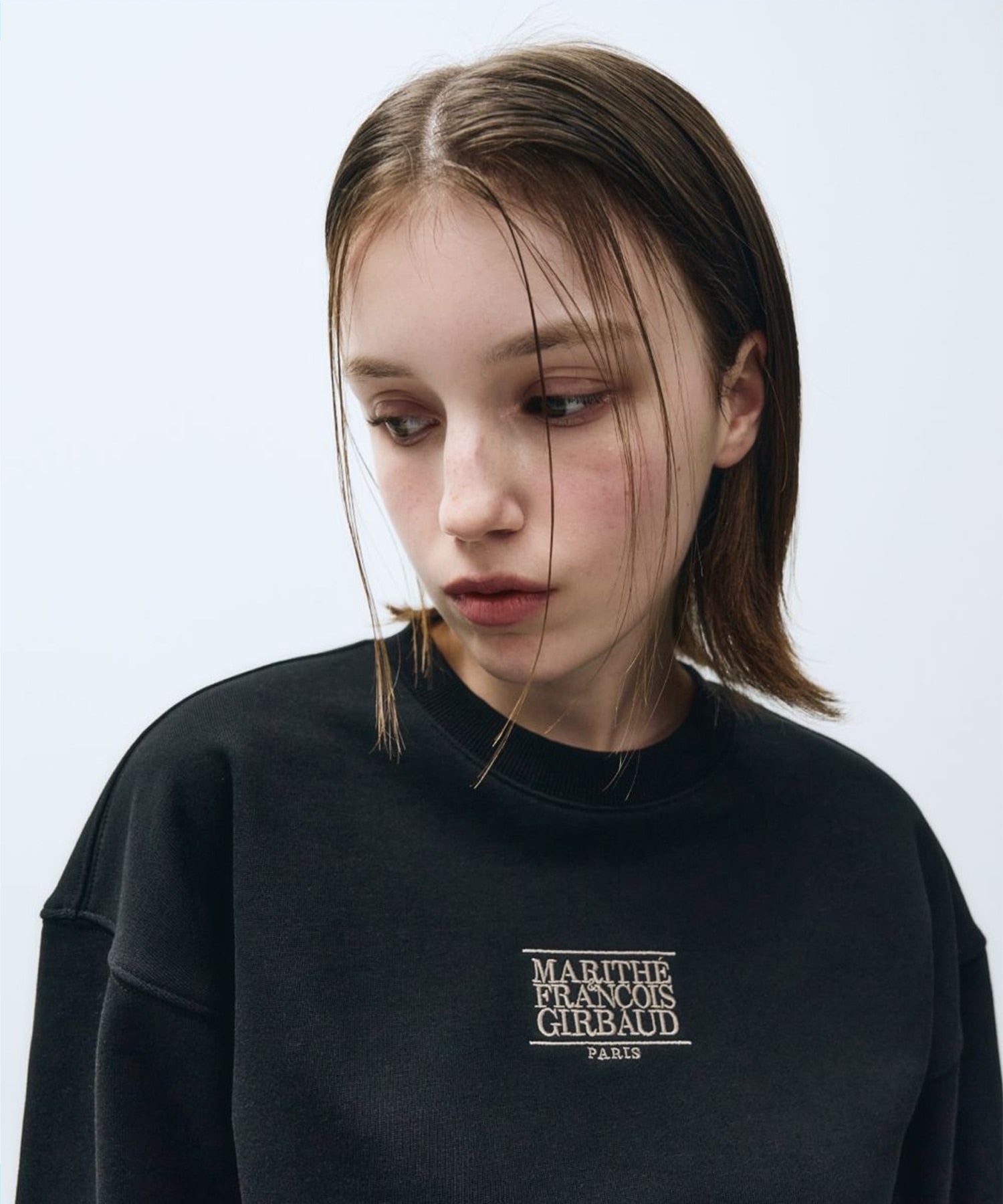 Marithe Francois Girbaud黒 メッシュ　サマーニット MARITHE + FRANCOIS GIRBAUD（マリテフランソワジルボー） ニット