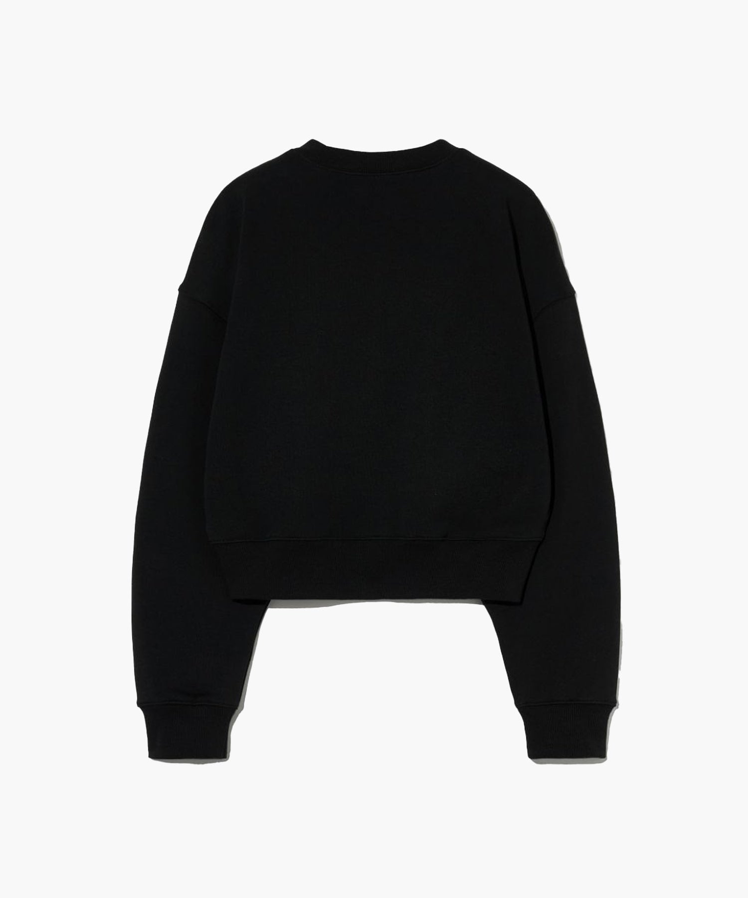 トレーナー/スウェット yo BIOTOP Short sweatshirt black BIOTOP(ビオトープ) / WOMENS【yo BIOTOP】yo Short sweatshirt