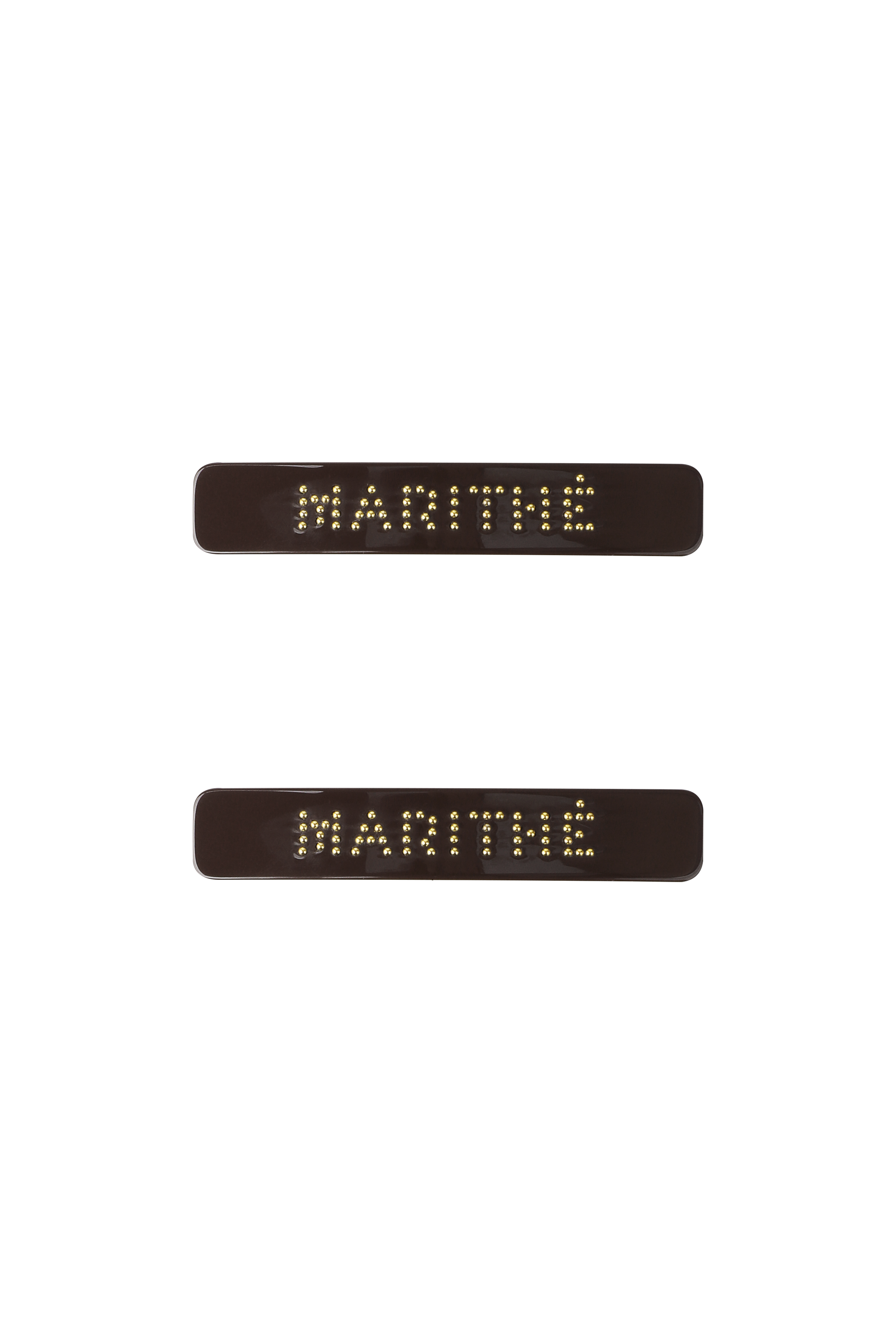 REGULAR LOGO METAL BALL HAIR PIN 2PACK
