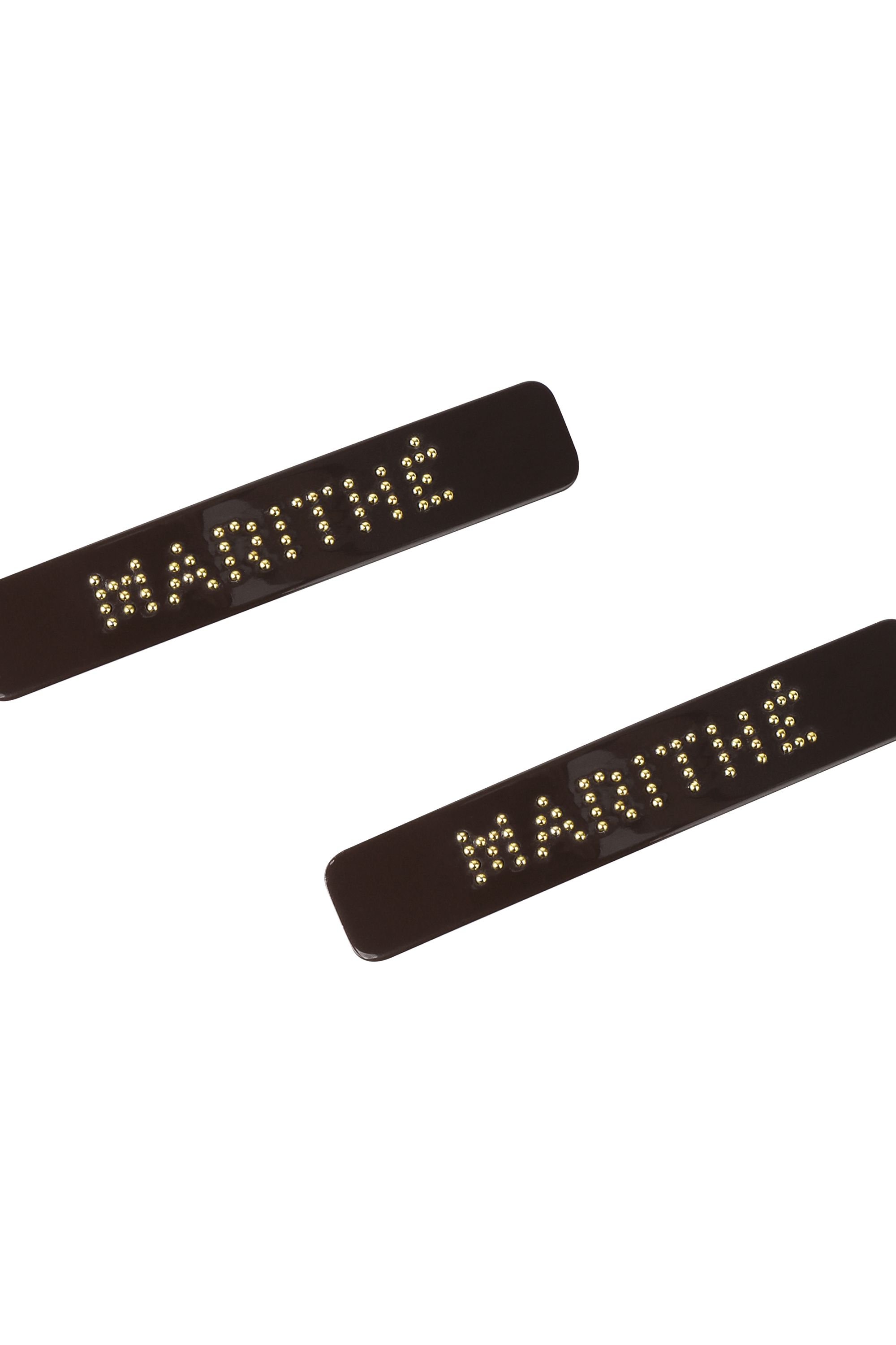 REGULAR LOGO METAL BALL HAIR PIN 2PACK