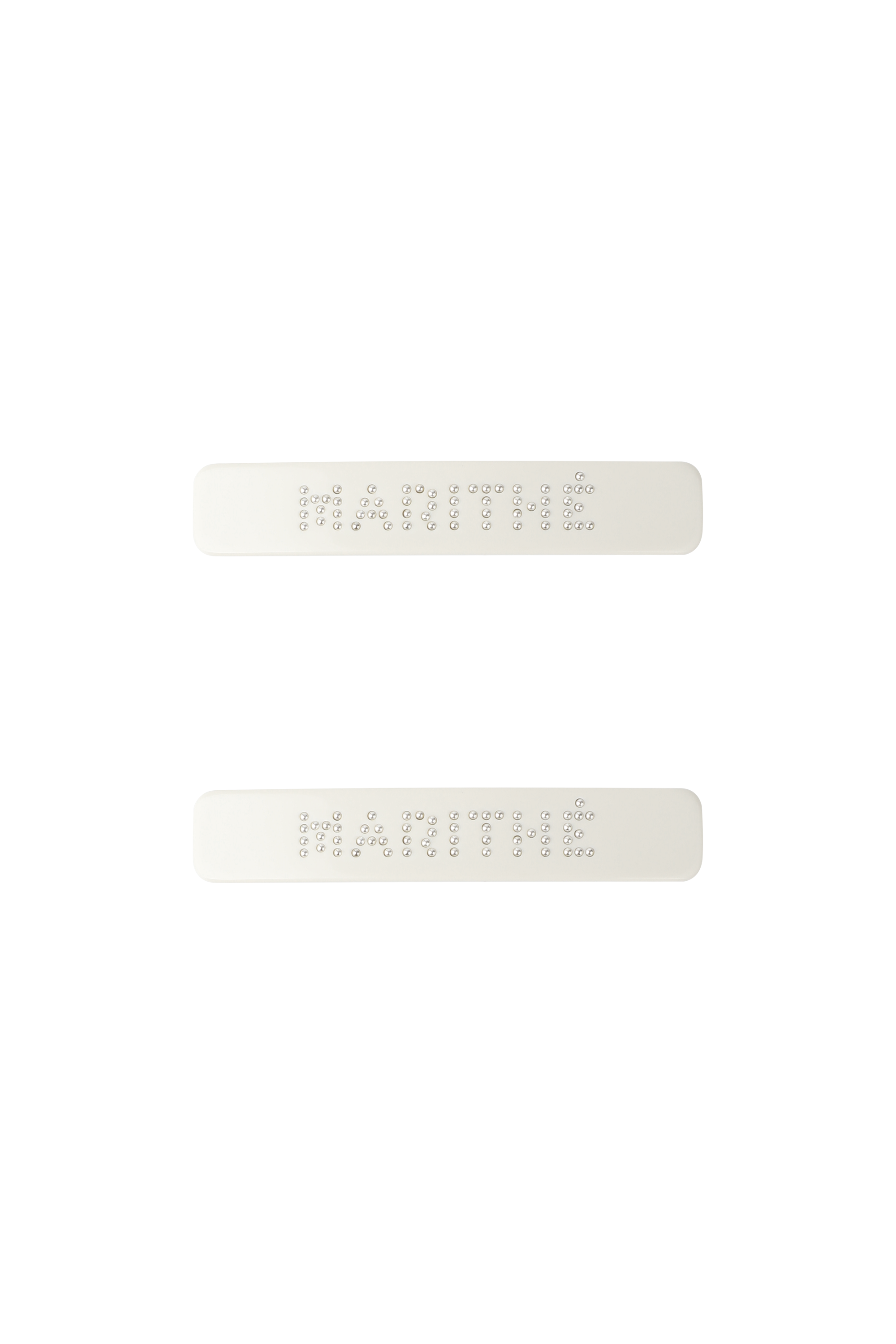 REGULAR LOGO METAL BALL HAIR PIN 2PACK