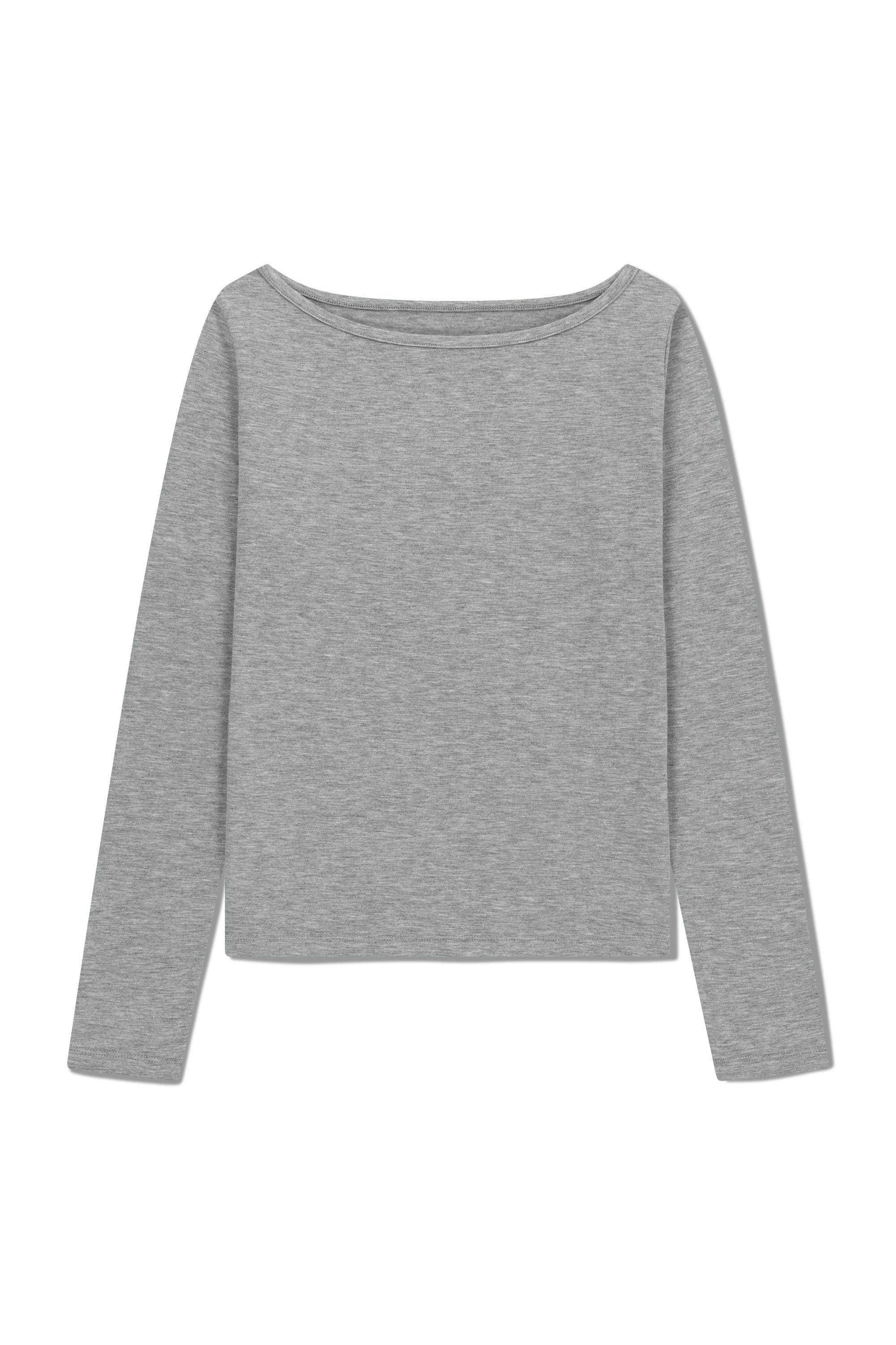 W LAYERED SHEER JERSEY LONG SLEEVE