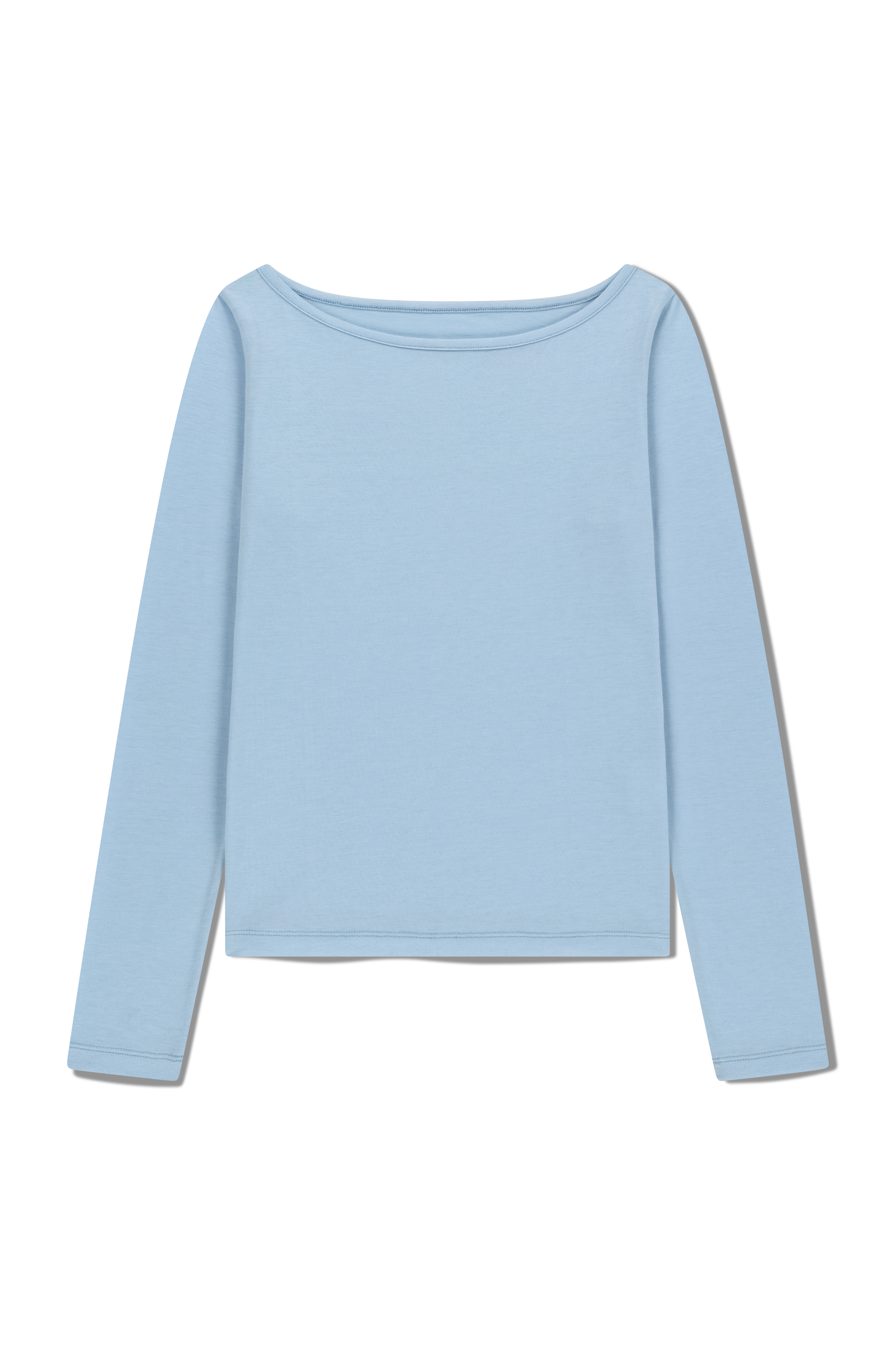 W LAYERED SHEER JERSEY LONG SLEEVE