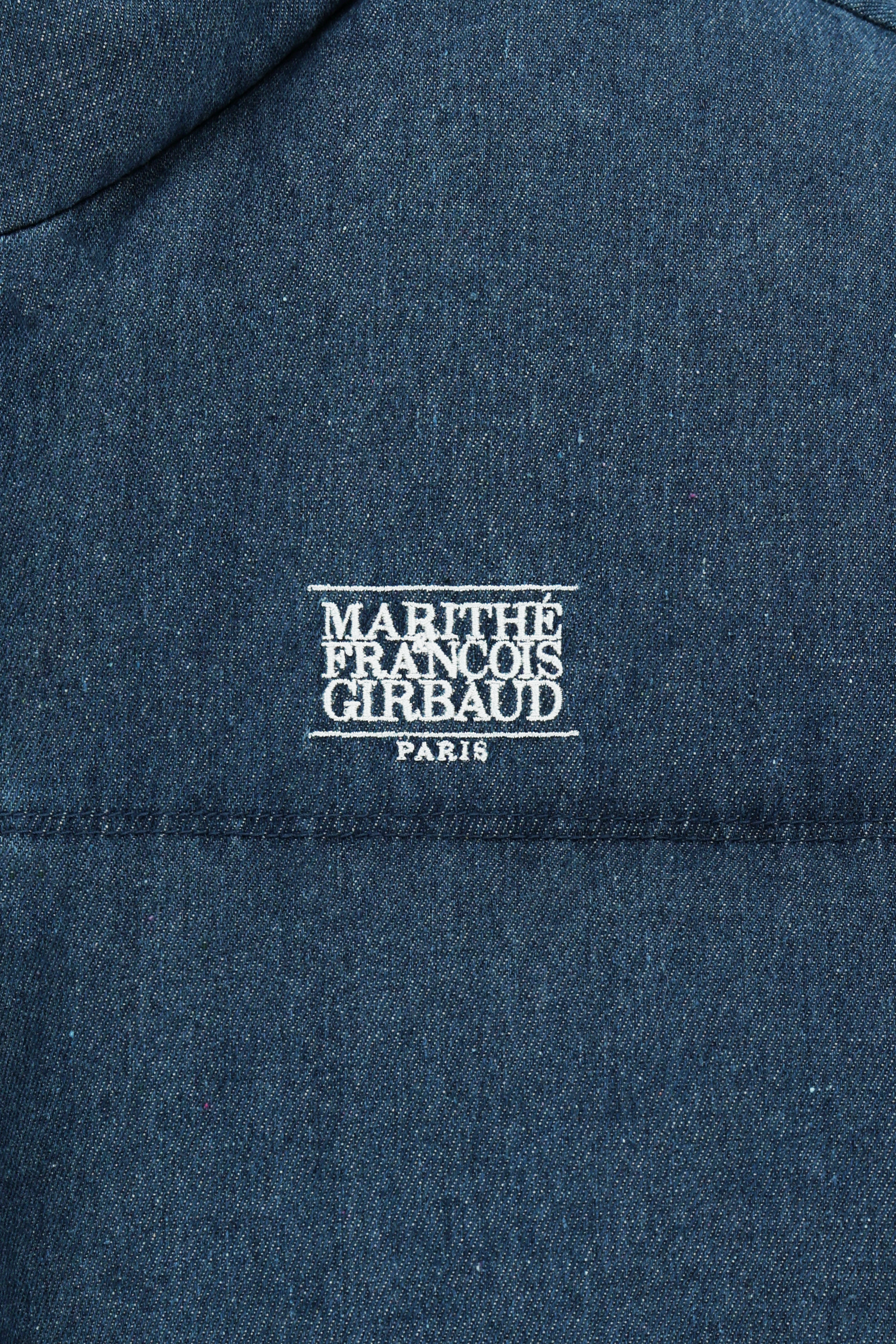 CLASSIC LOGO DENIM DOWN JACKET