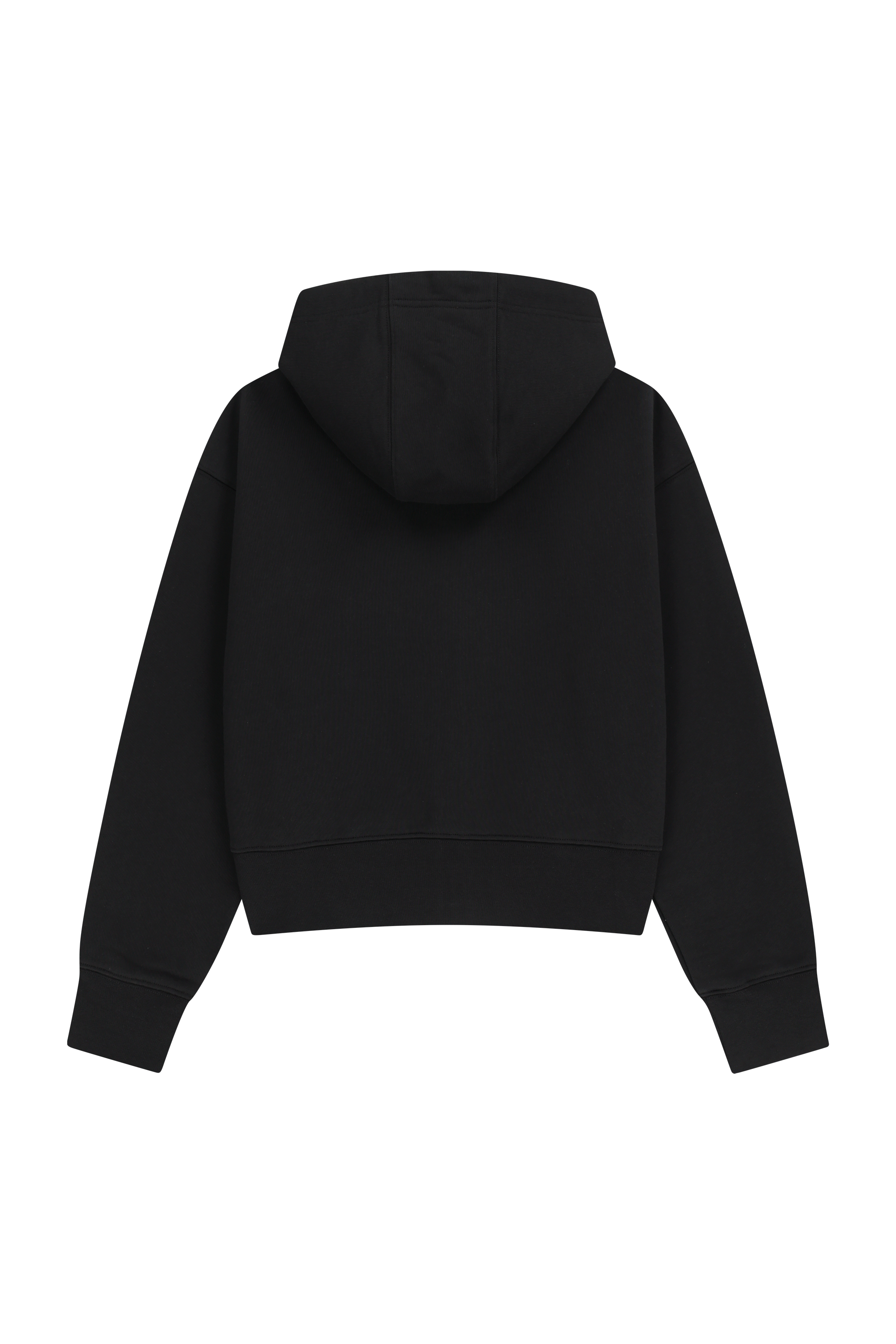 W CLASSIC LOGO CROP HOODIE ZIPUP