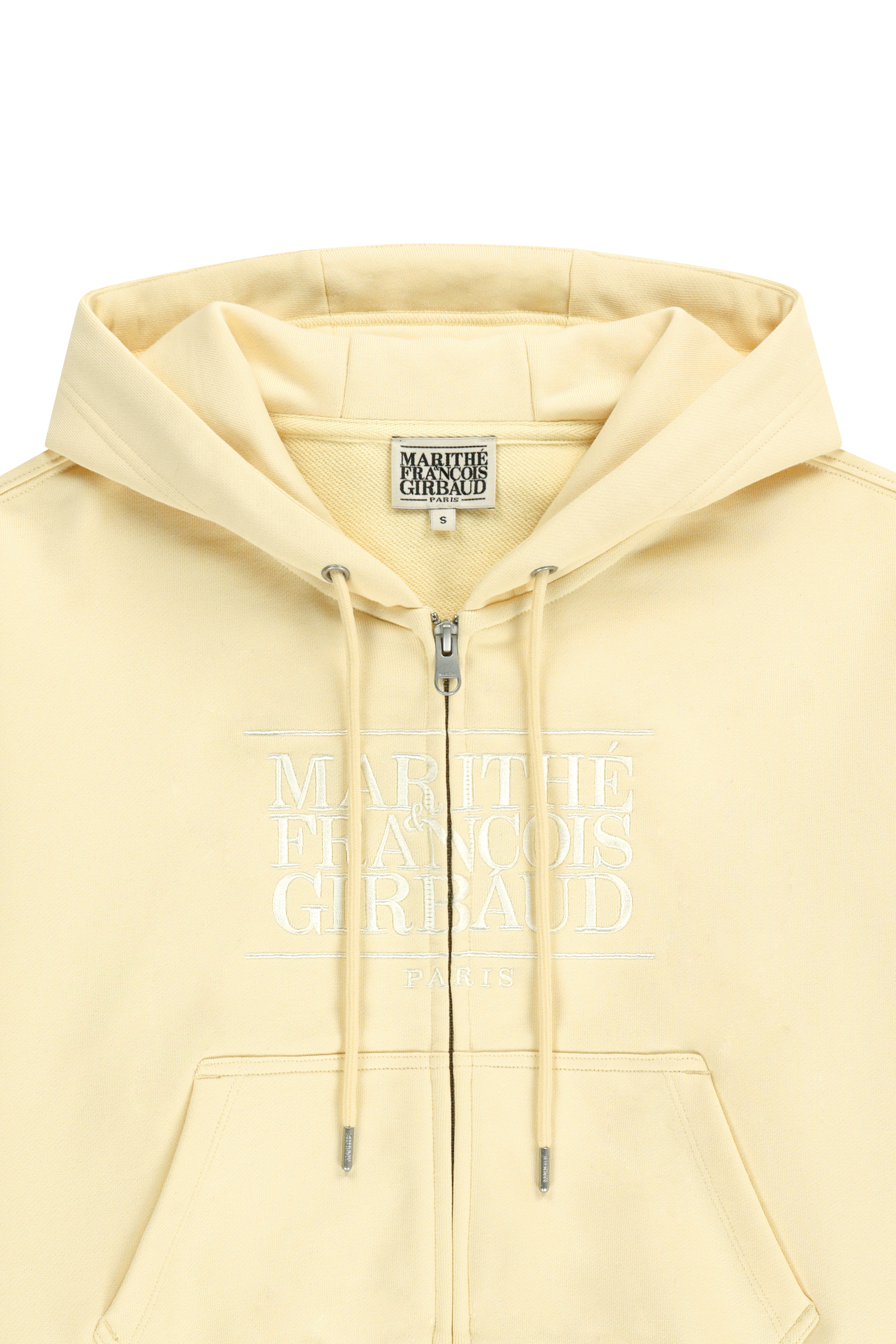 W CLASSIC LOGO CROP HOODIE ZIPUP