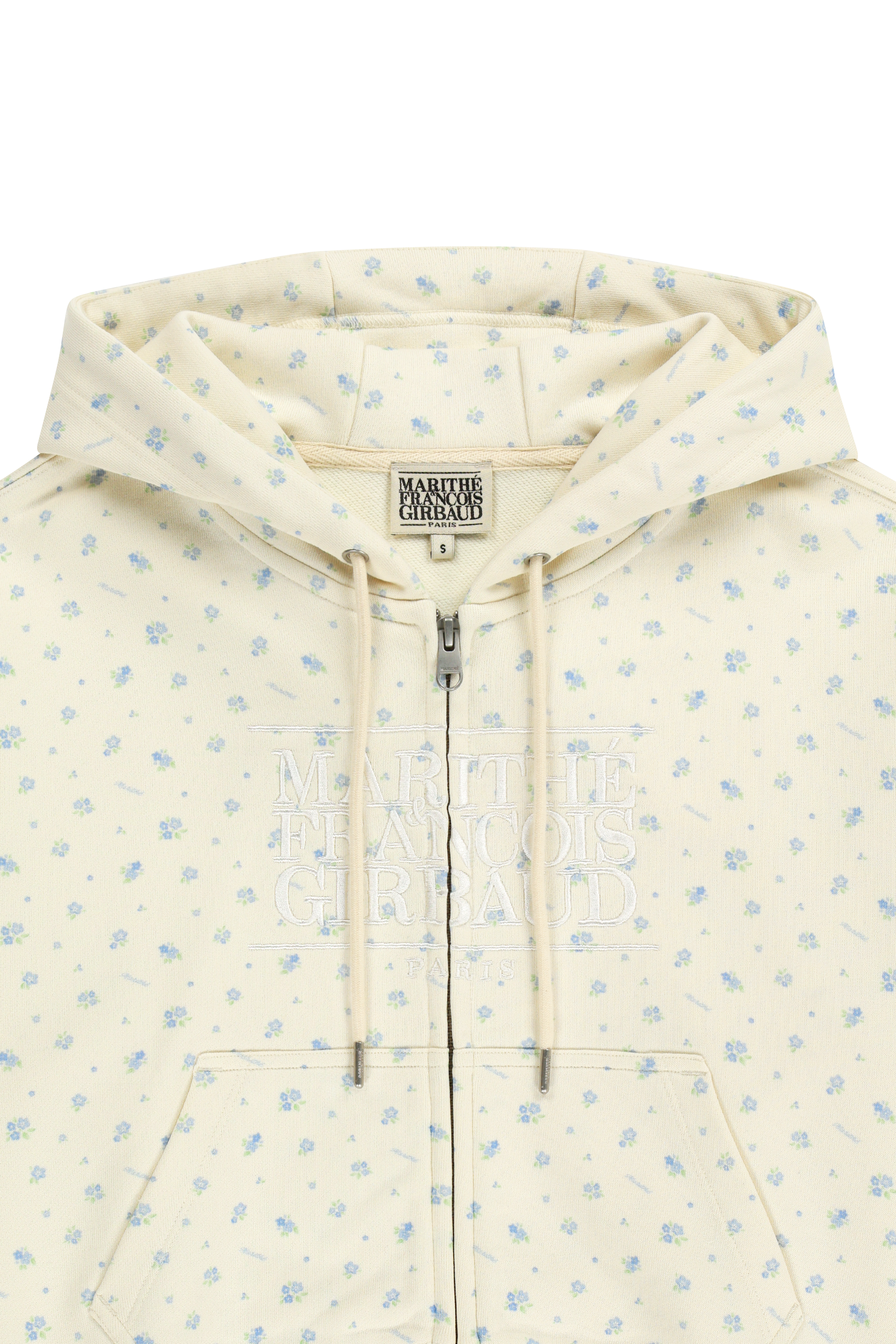 W CLASSIC LOGO CROP HOODIE ZIPUP