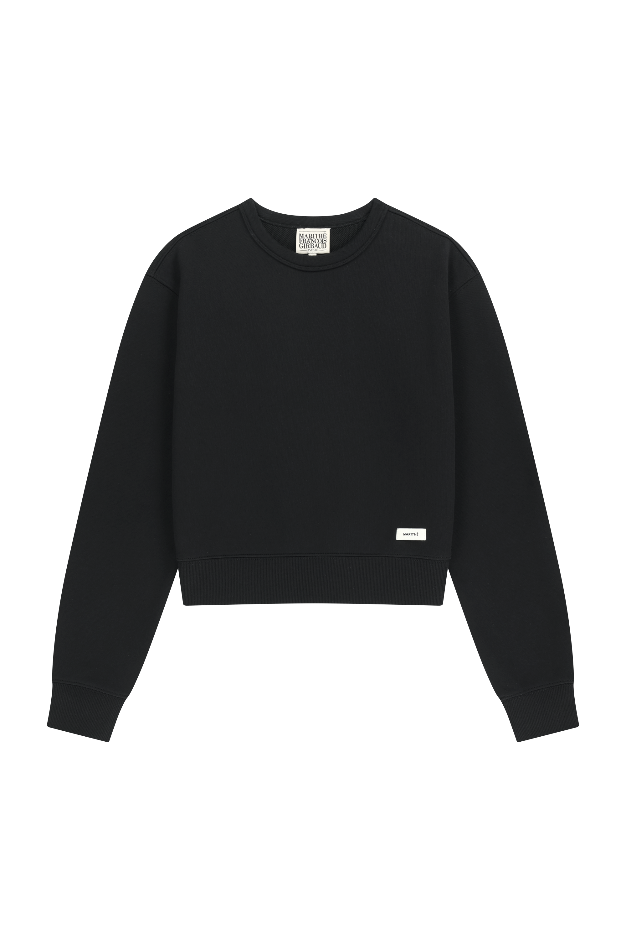 W BASIC CROP SWEATSHIRT