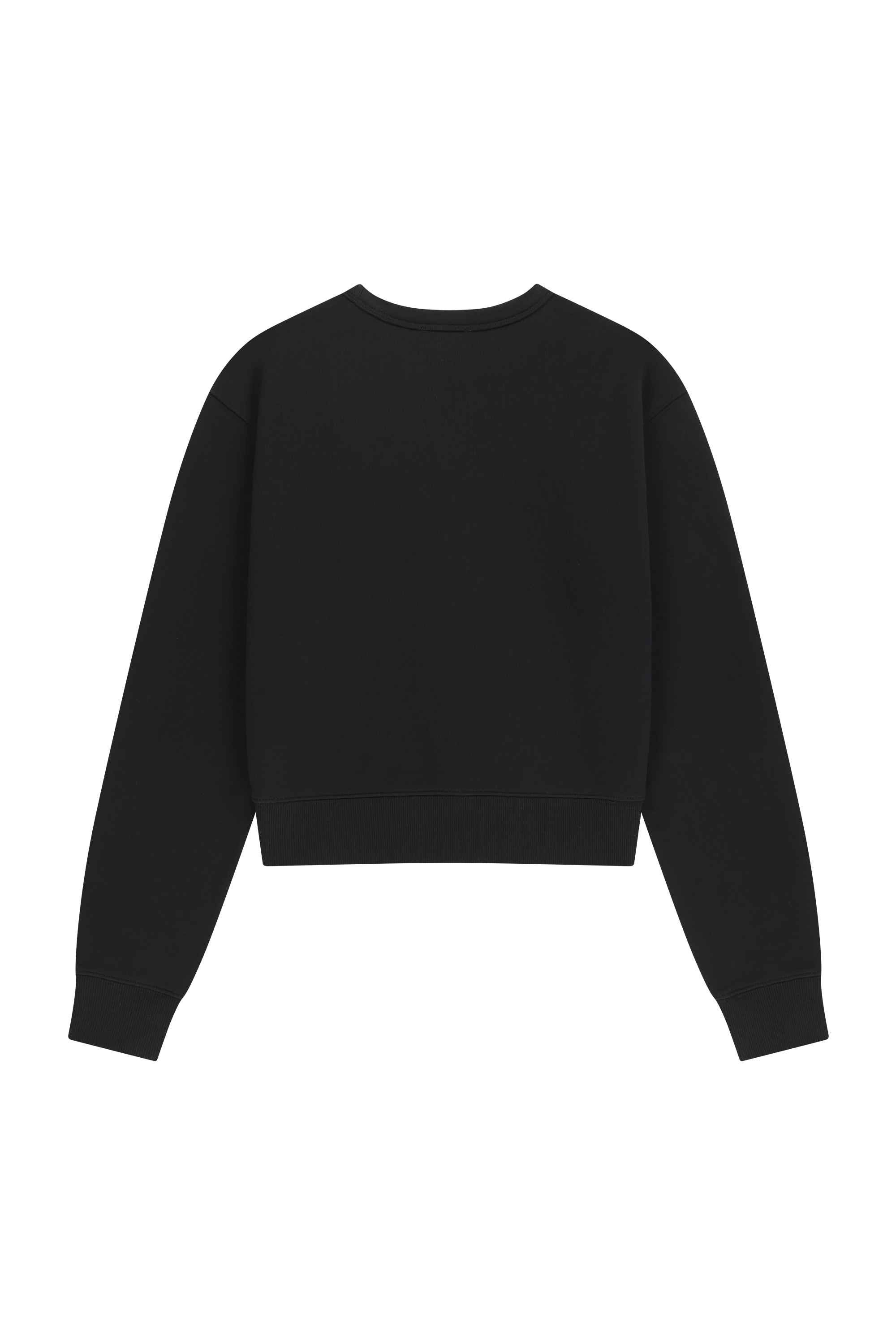 W BASIC CROP SWEATSHIRT