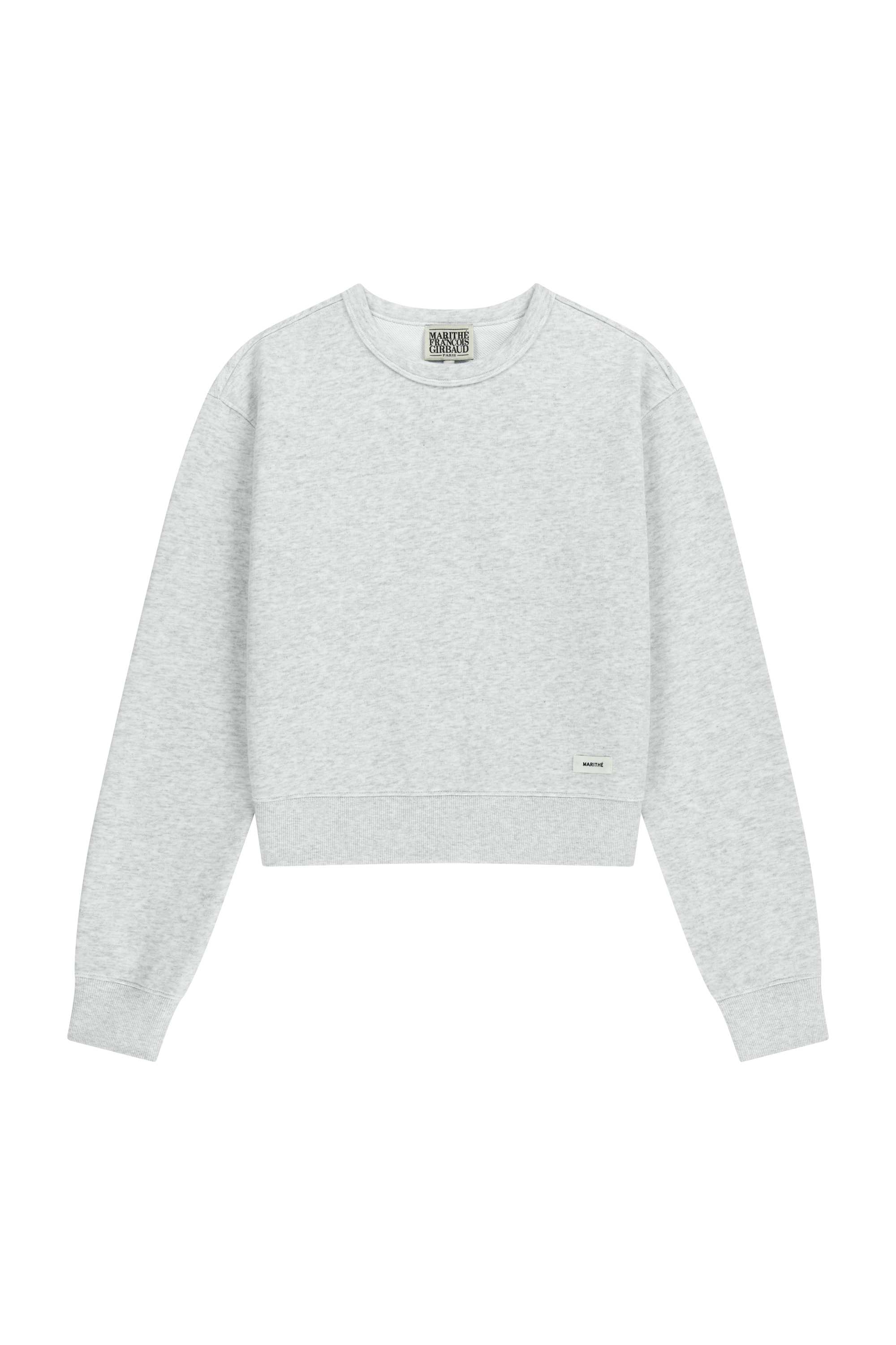 W BASIC CROP SWEATSHIRT