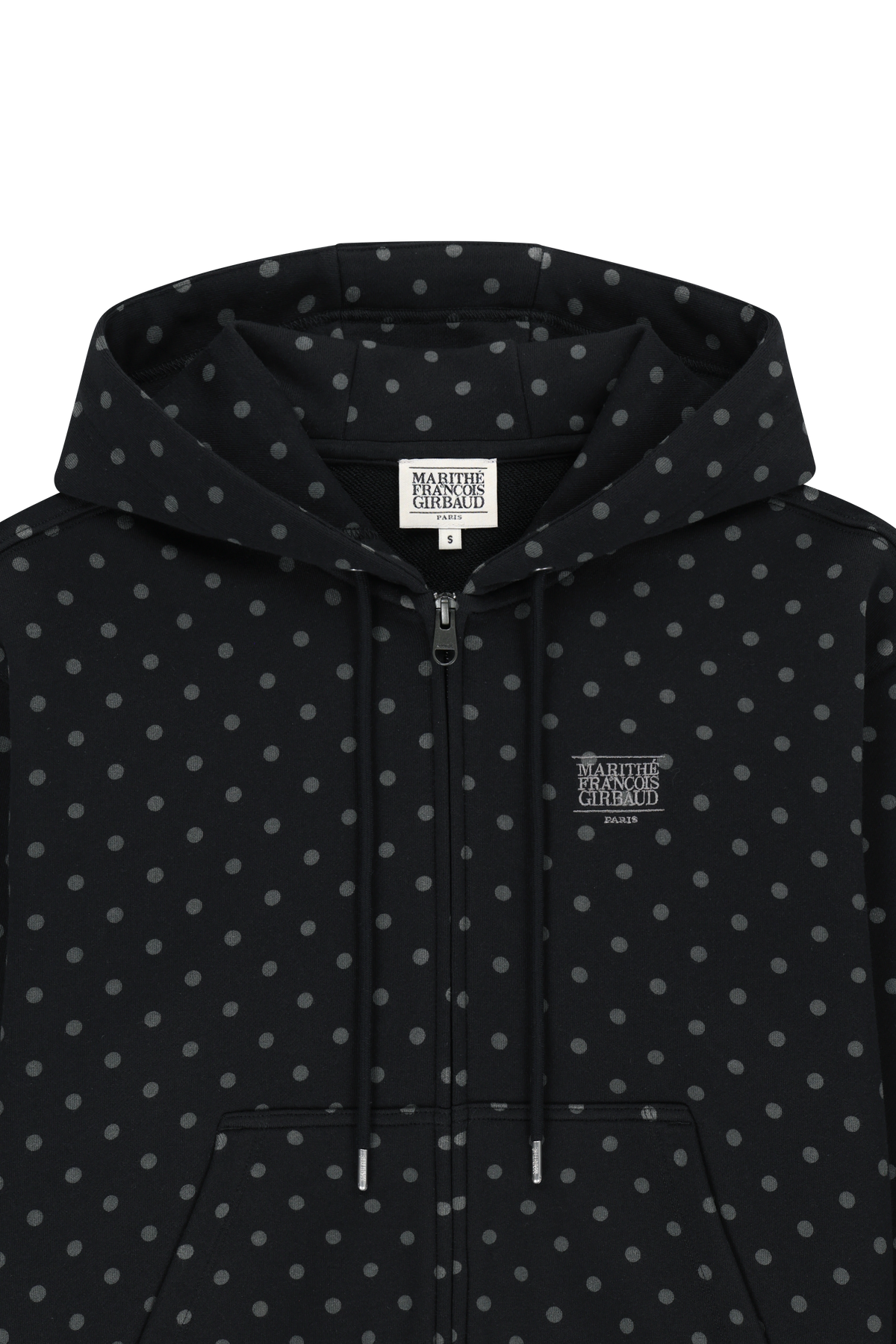 W SMALL CLASSIC LOGO HOODIE ZIPUP