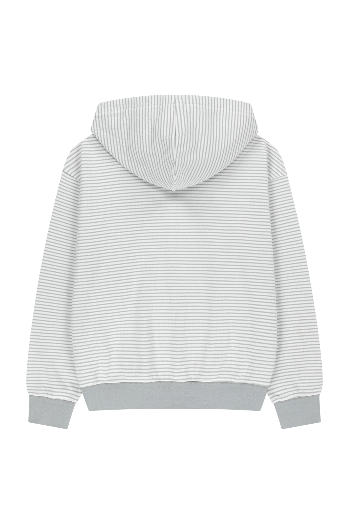 SMALL CLASSIC LOGO STRIPE OVERSIZED HOODIE ZIPUP